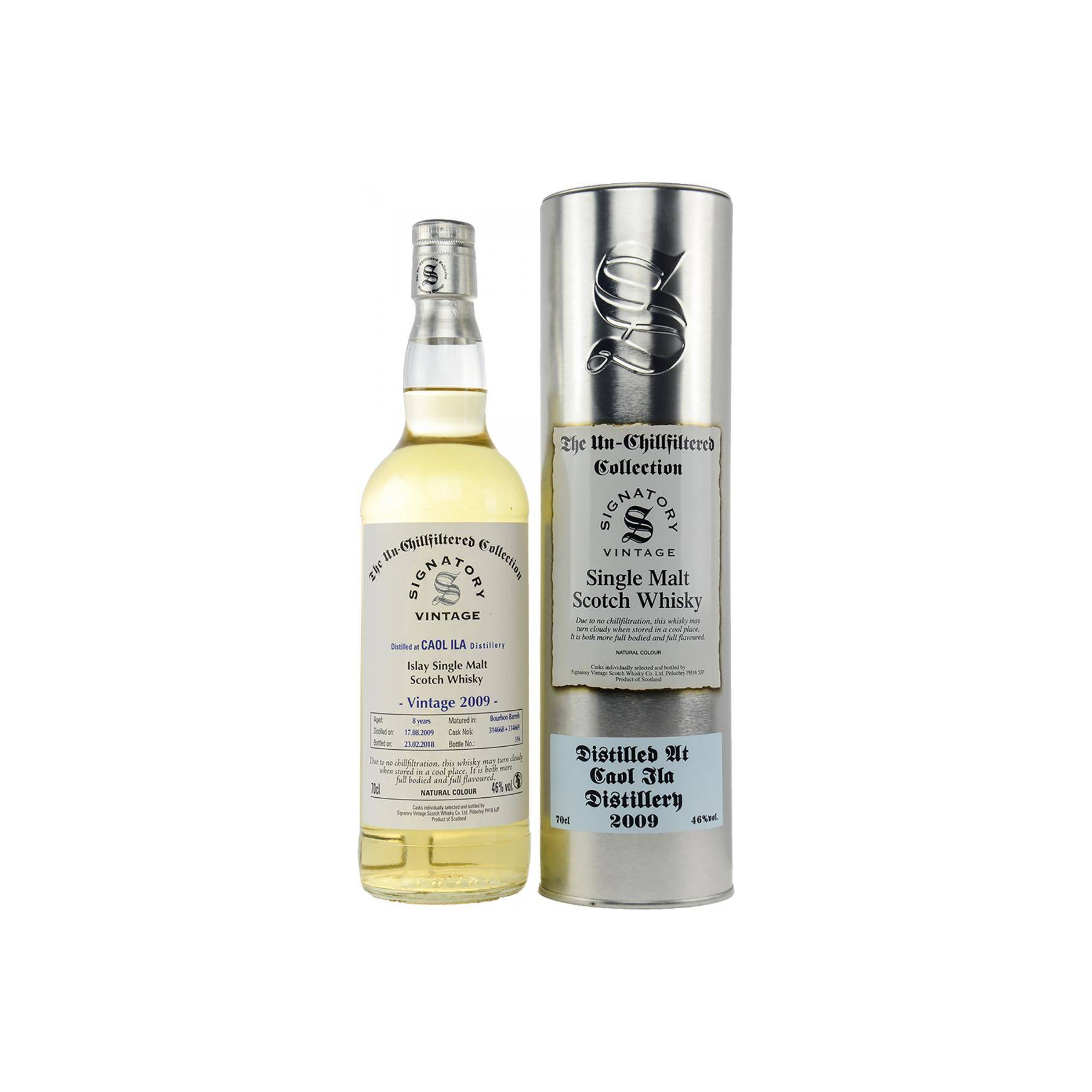 Caol Ila The Un-Chillfiltered Collection 2009 8 Years Single Malt Whisky 2