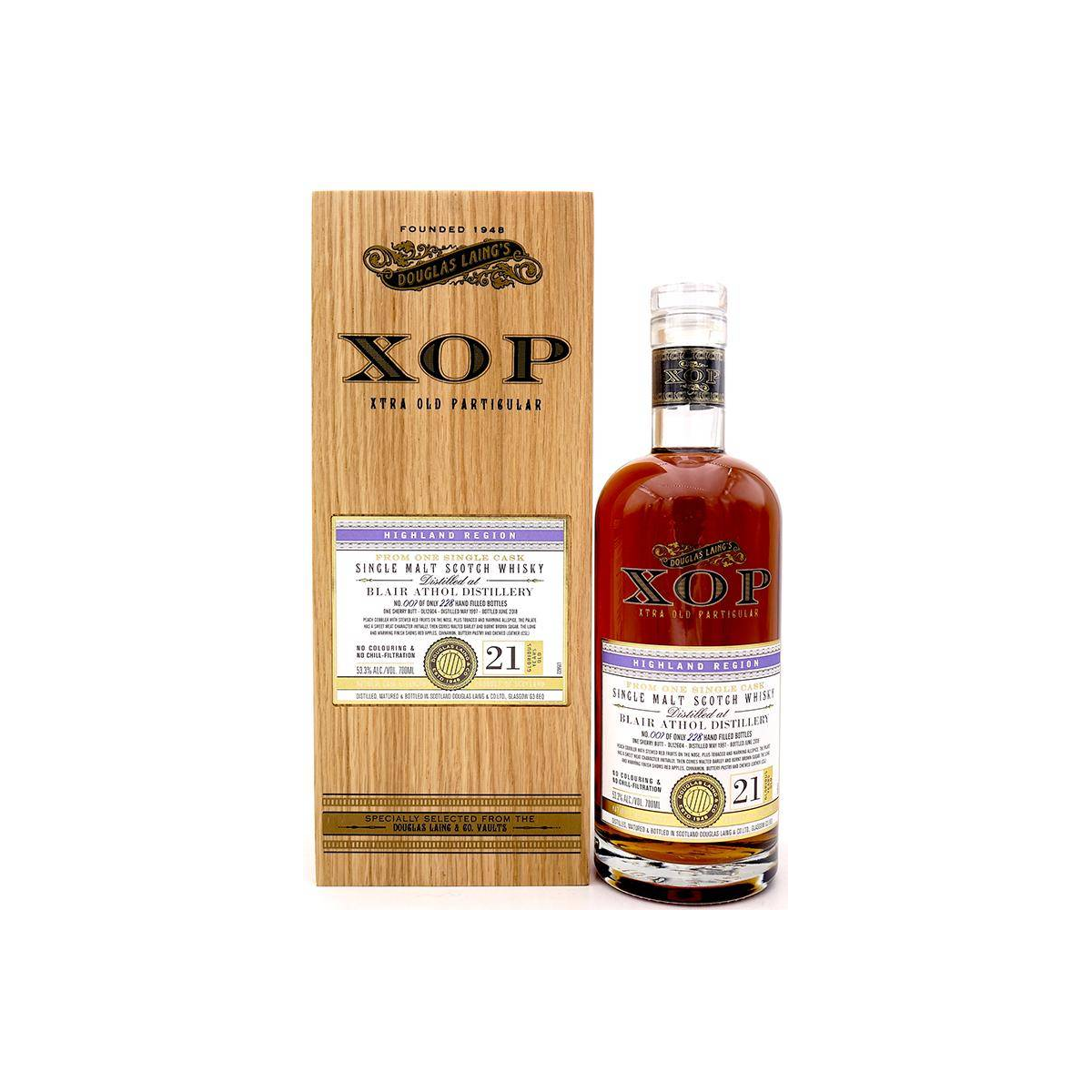 Blair Athol 1997 21 Years Single Malt Whisky