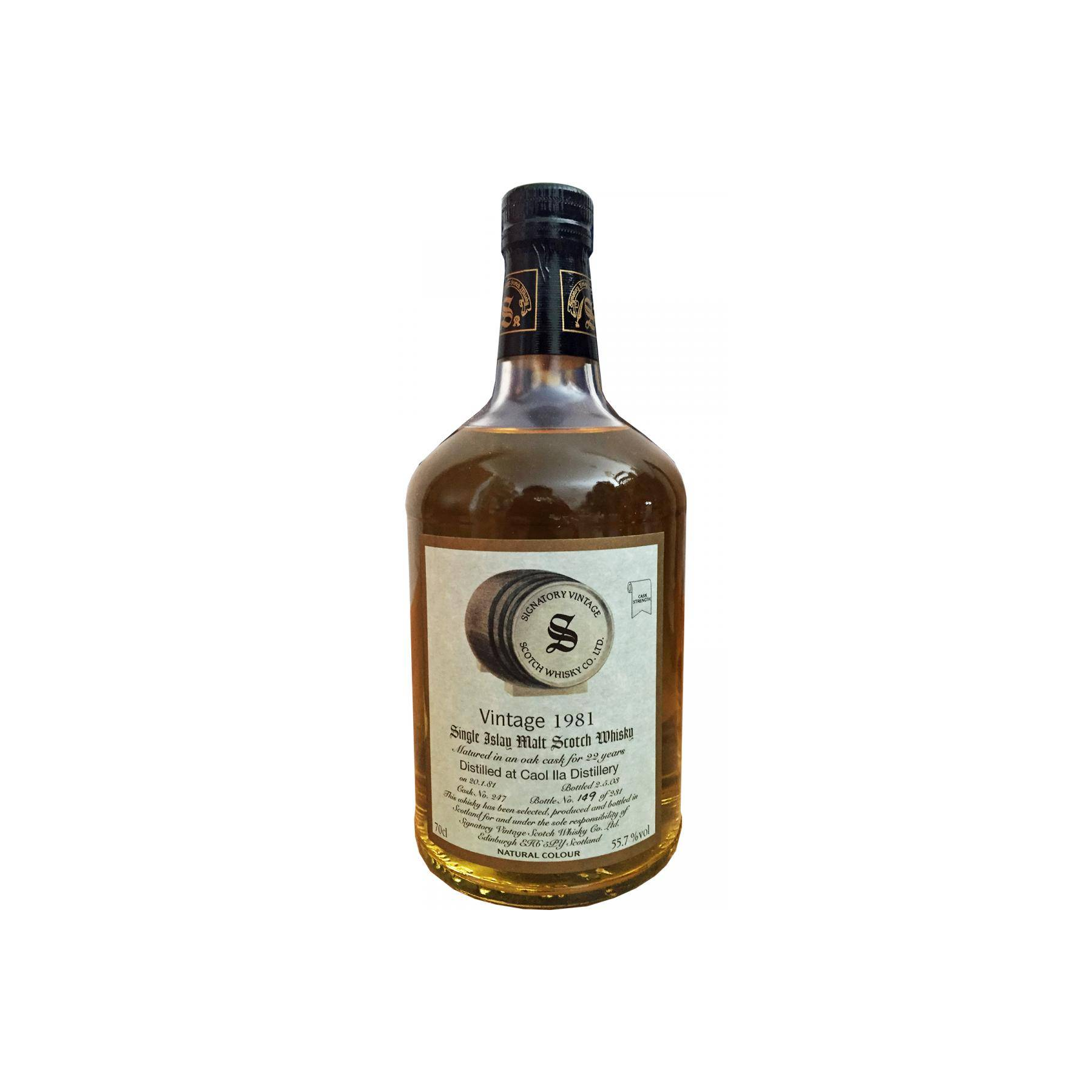 Caol Ila Vintage Collection - Dumpy 1981 22 Years Single Malt Whisky
