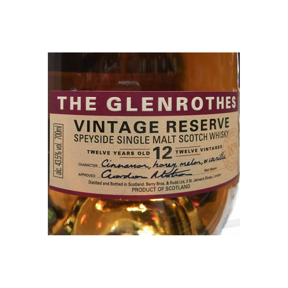 The Glenrothes 12 Years Single Malt Whisky