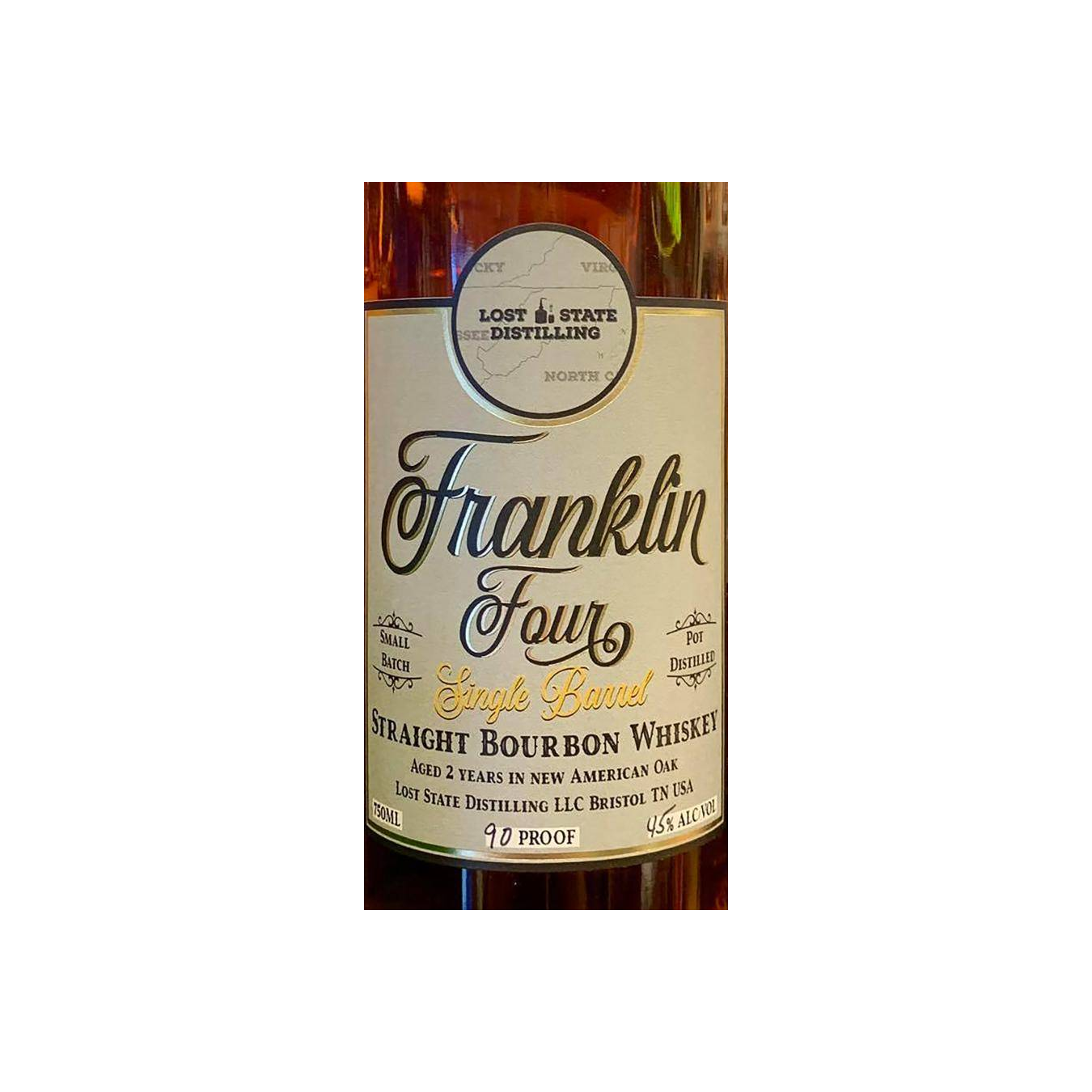 Franklin Four Straight Bourbon Whiskey