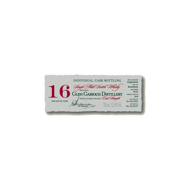 Glen Garioch Individual Cask Bottling 1990 16 Years Single Malt Whisky 2