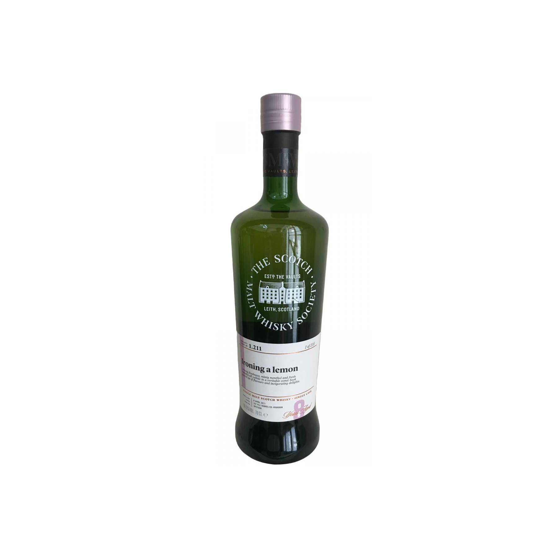 The Scotch Malt Whisky Society 2011 8 Years Single Malt Whisky
