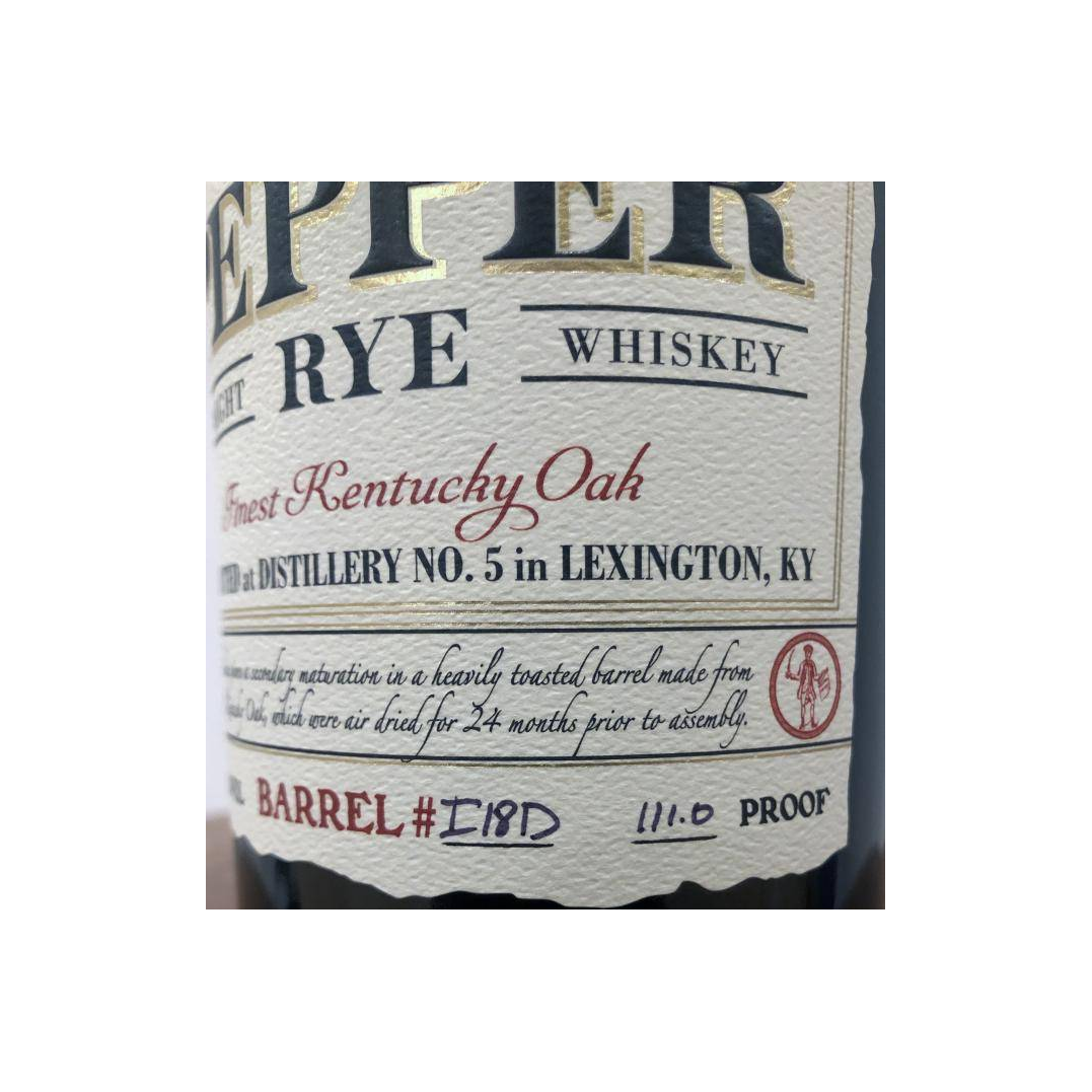 Old Pepper Straight Rye Whiskey 2