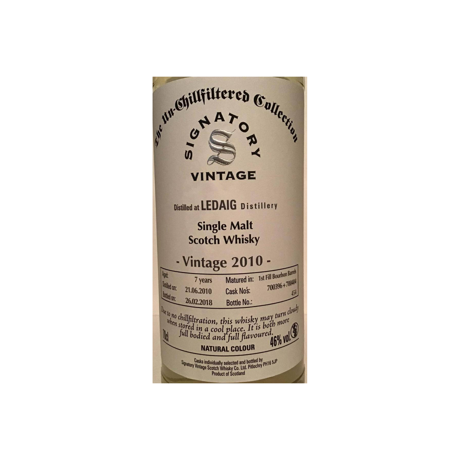 Tobermory The Un-Chillfiltered Collection 2010 7 Years Single Malt Whisky 2