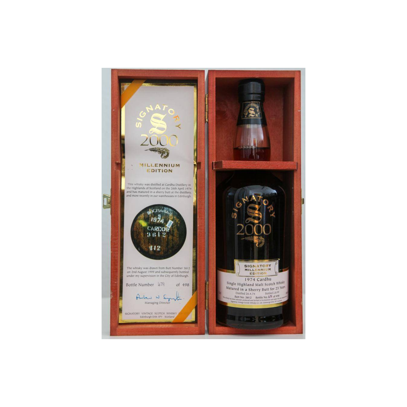 Cardhu 1974 25 Years Single Malt Whisky 3