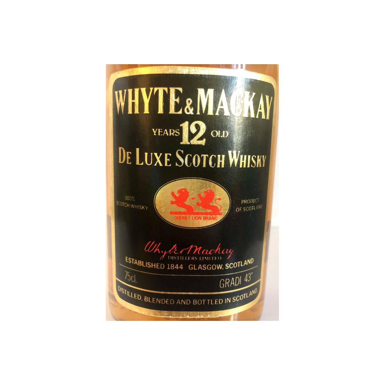 Whyte & Mackay 12 Years Blended Whisky 3