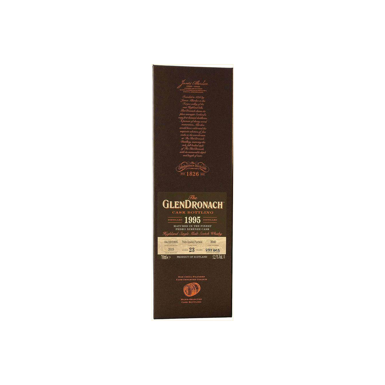 GlenDronach 1995 23 Years Single Malt Whisky 3