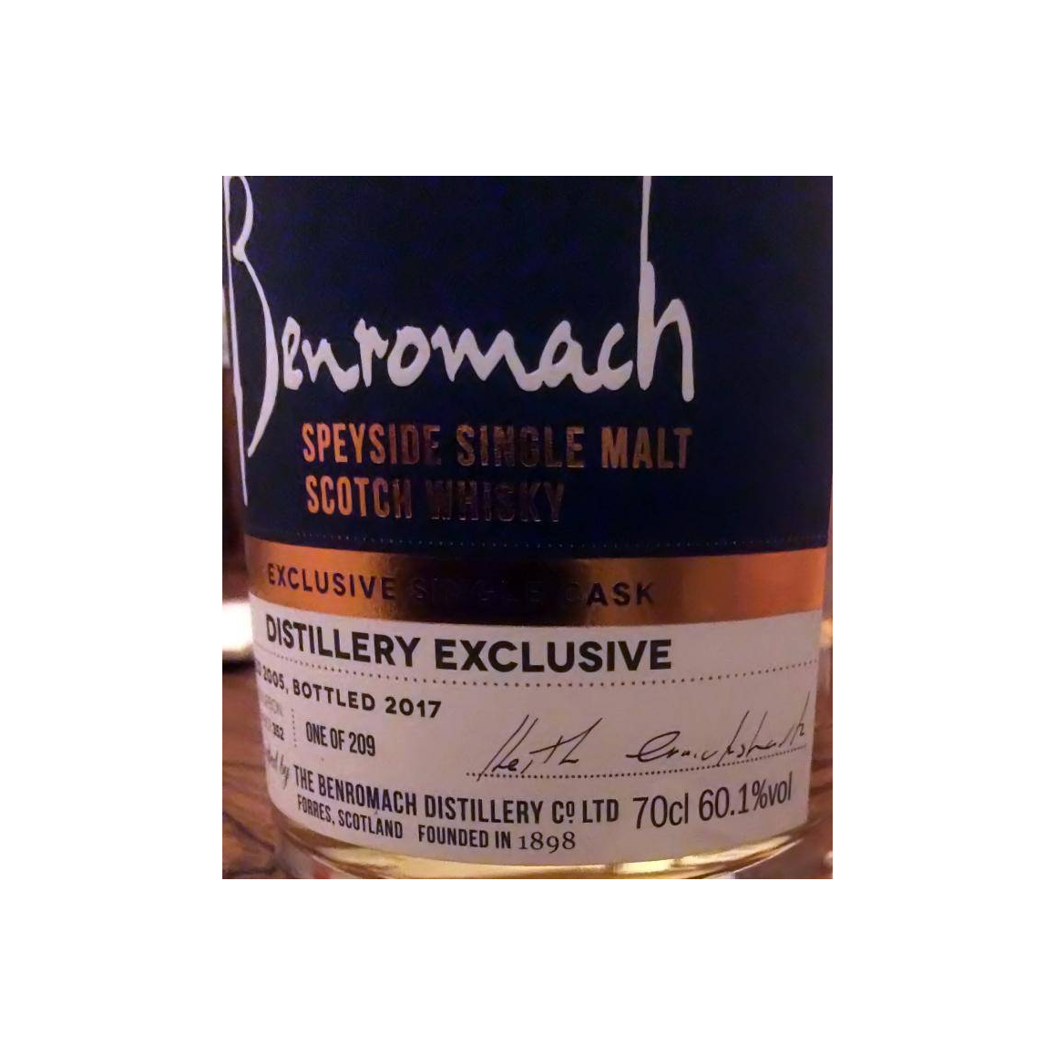 Benromach 2005 12 Years Single Malt Whisky 3