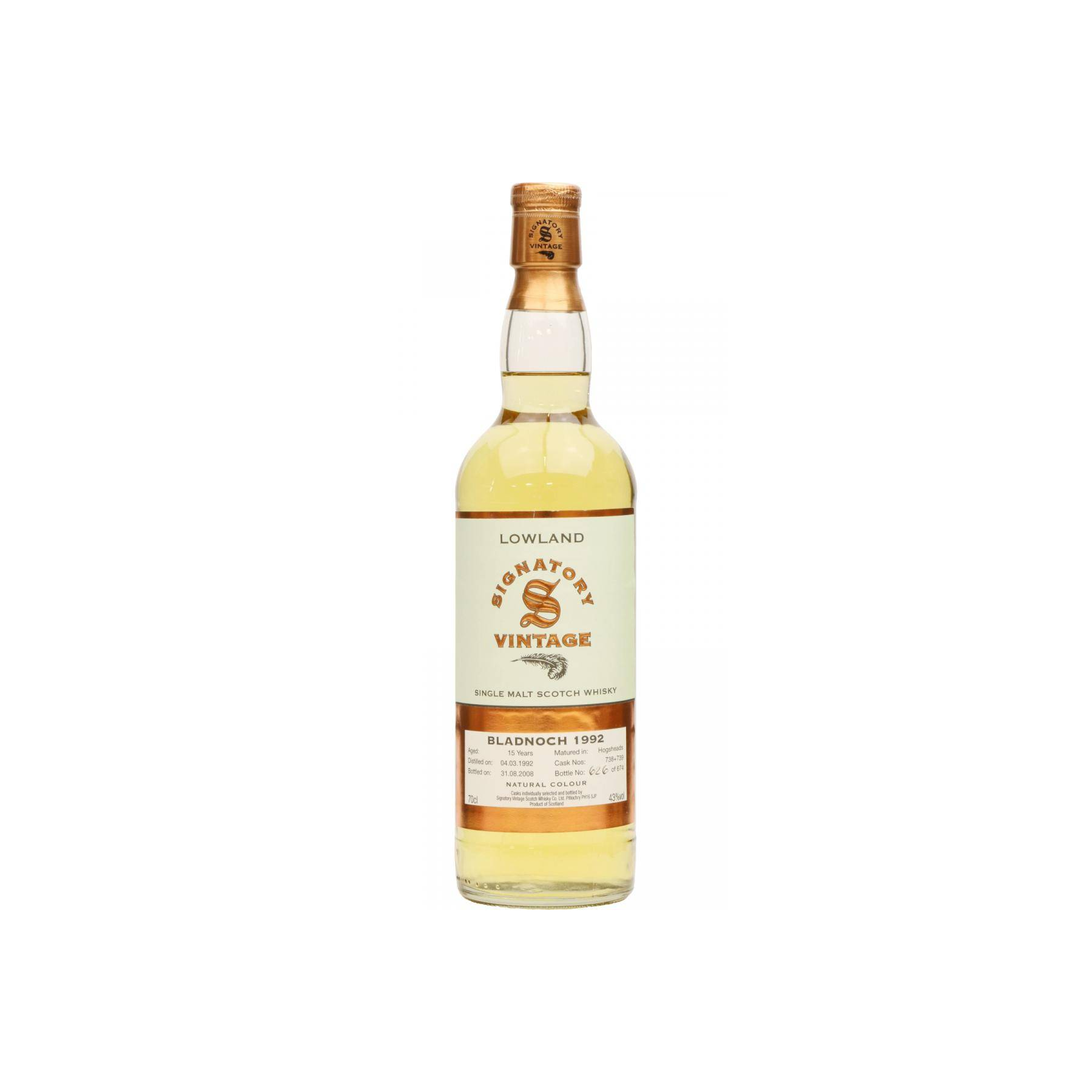 Bladnoch Vintage Collection 1992 15 Years Single Malt Whisky