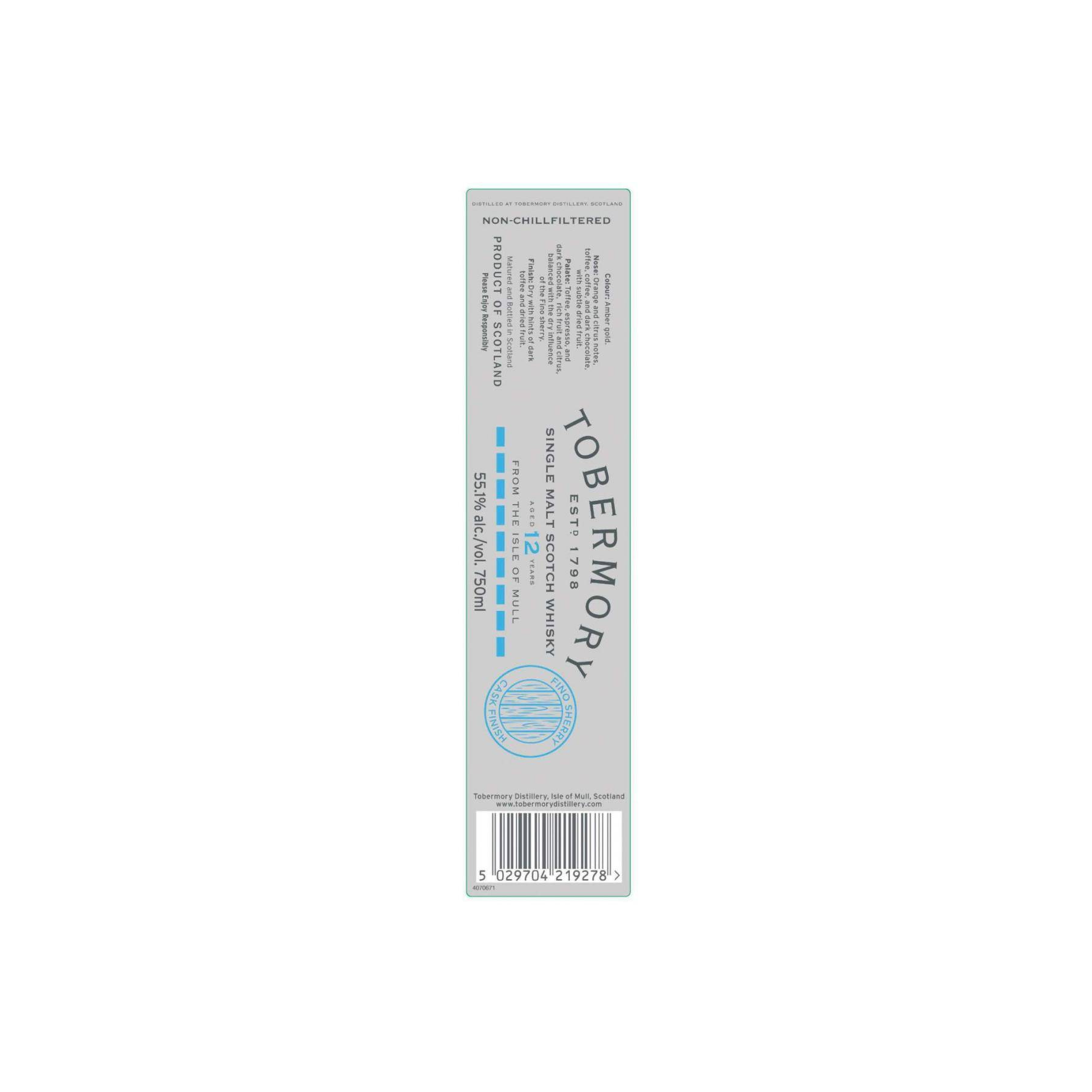 Tobermory 12 Years Single Malt Whisky