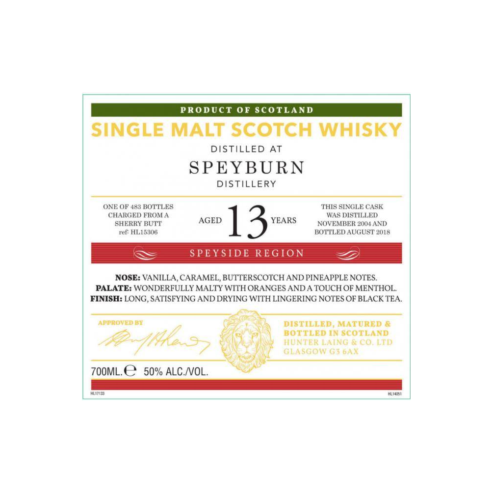 Spey Old Malt Cask 2004 13 Years Single Malt Whisky 2