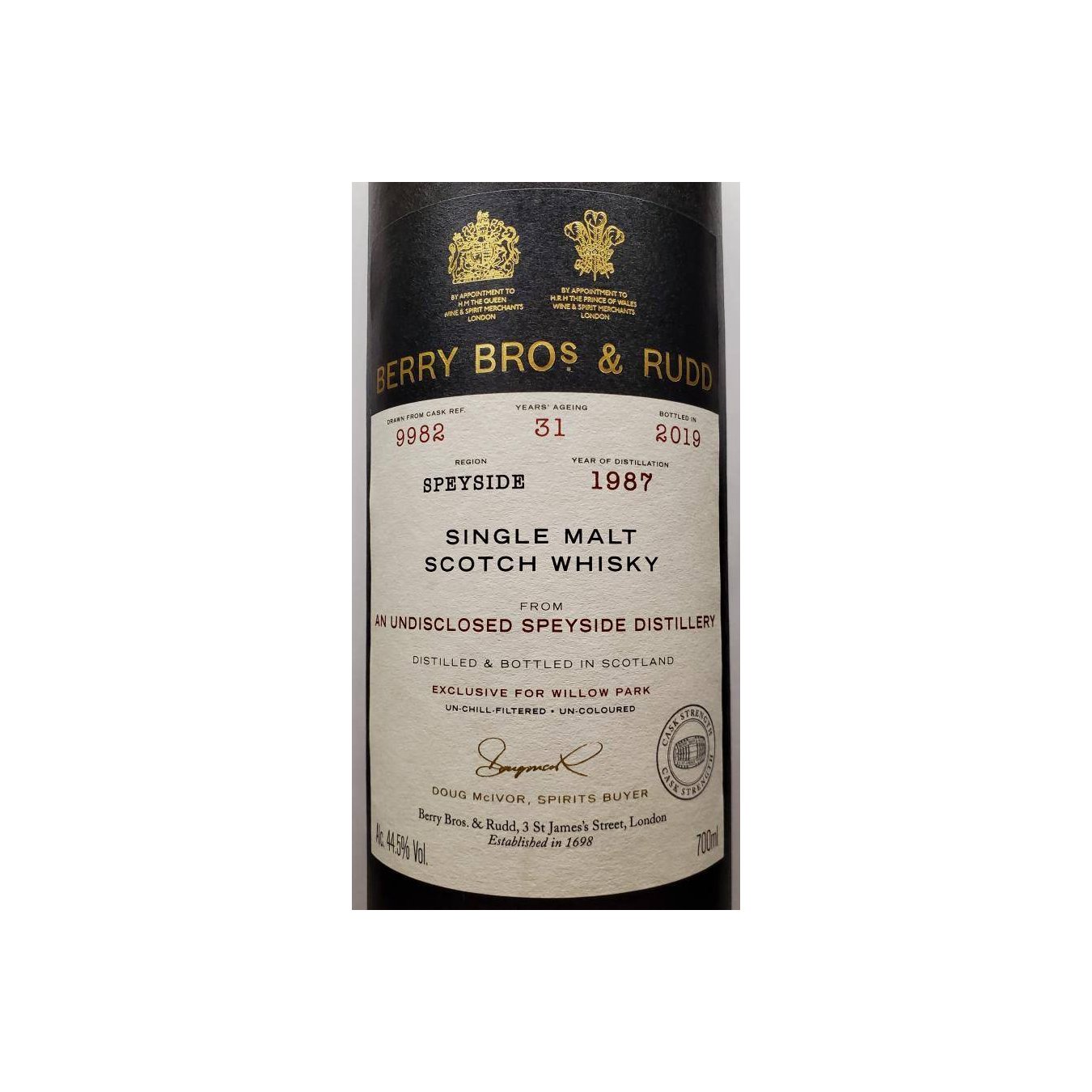 Berry Bros. & Rudd 1987 31 Years Single Malt Whisky 2