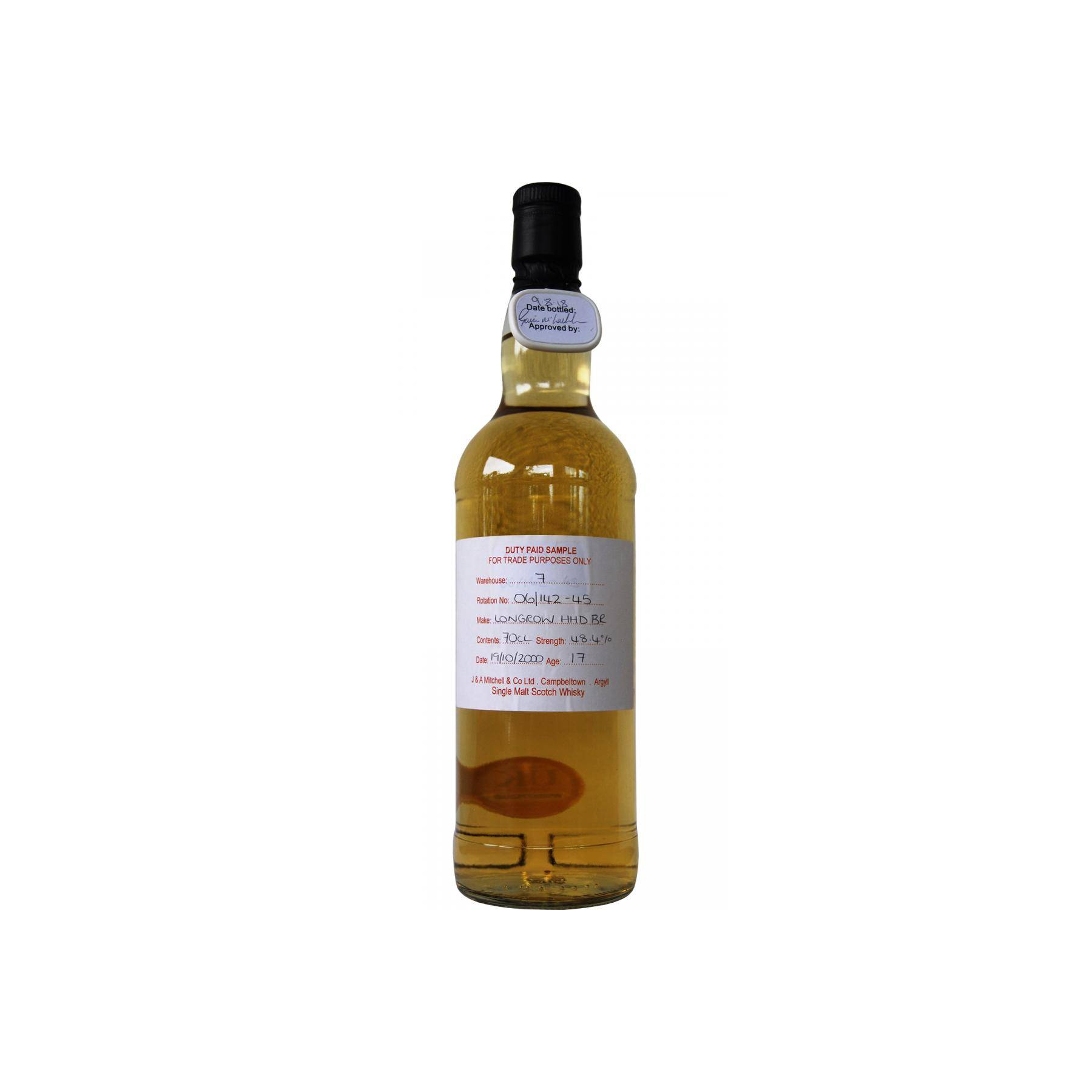 Longrow Duty Paid Sample - For Trade Purposes Only 2000 17 Years Single Malt Whisky