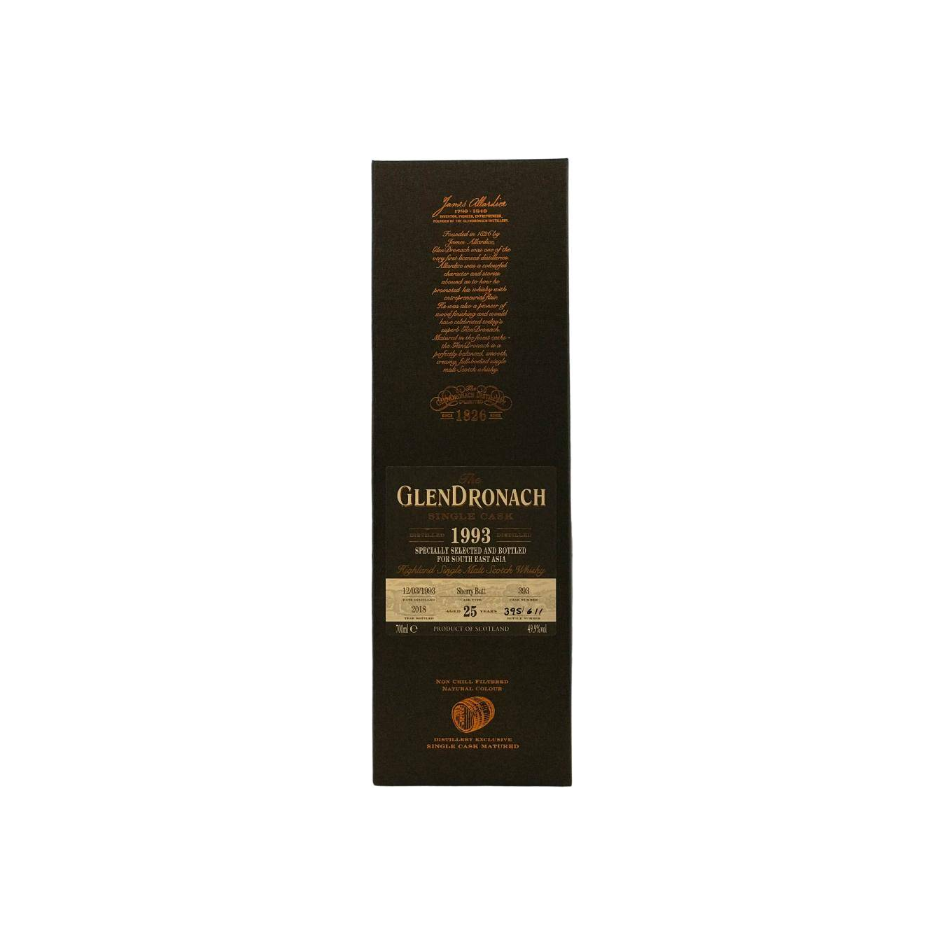 GlenDronach Single Cask 1993 25 Years Single Malt Whisky 3