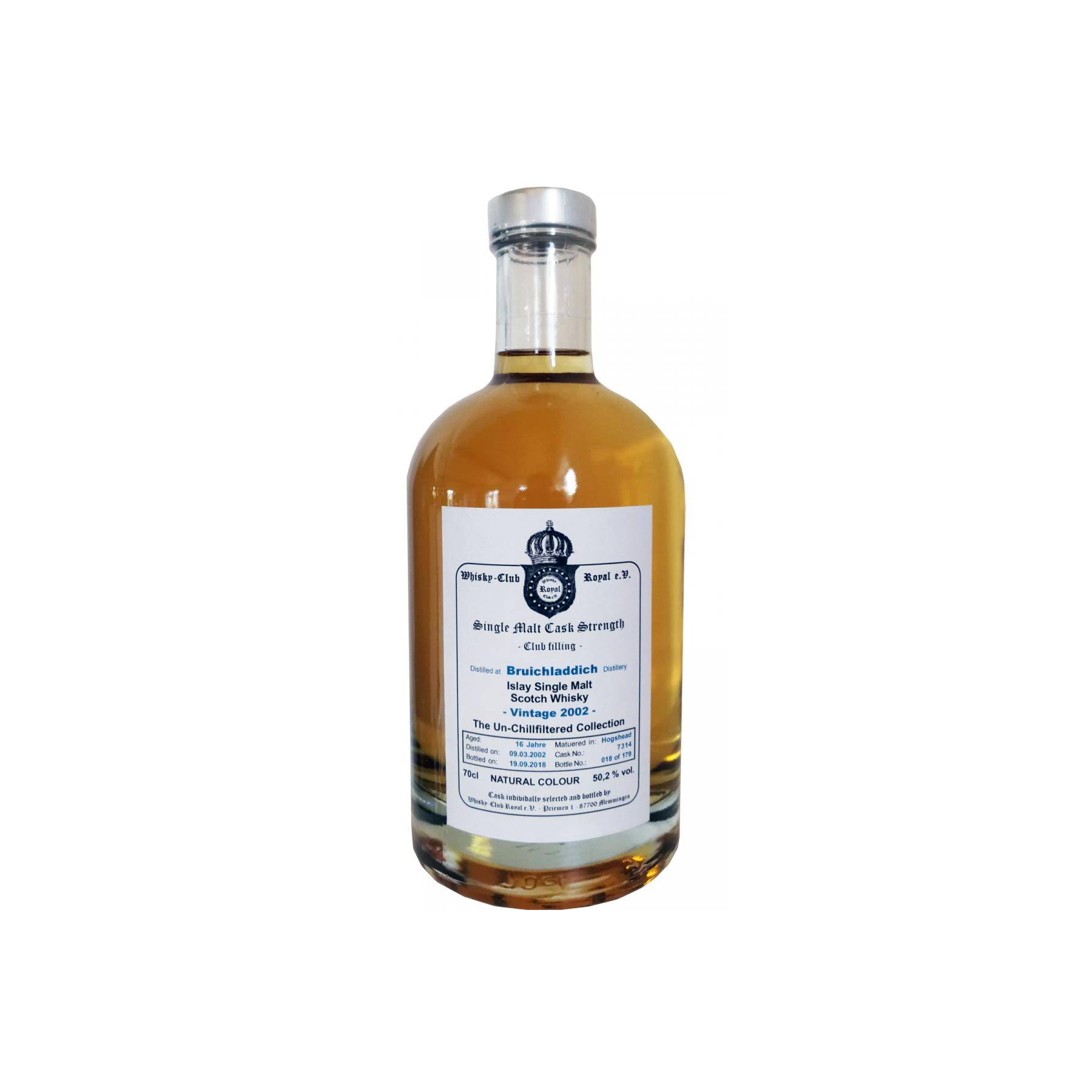 Bruichladdich 2002 16 Years Single Malt Whisky