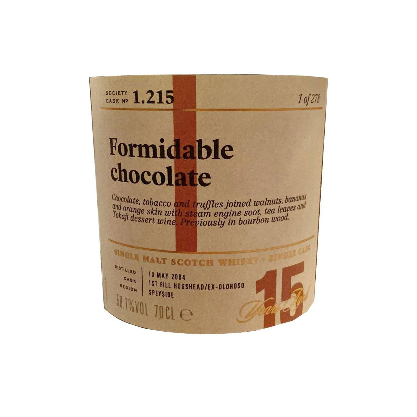 The Scotch Malt Whisky Society 2004 15 Years Single Malt Whisky 2