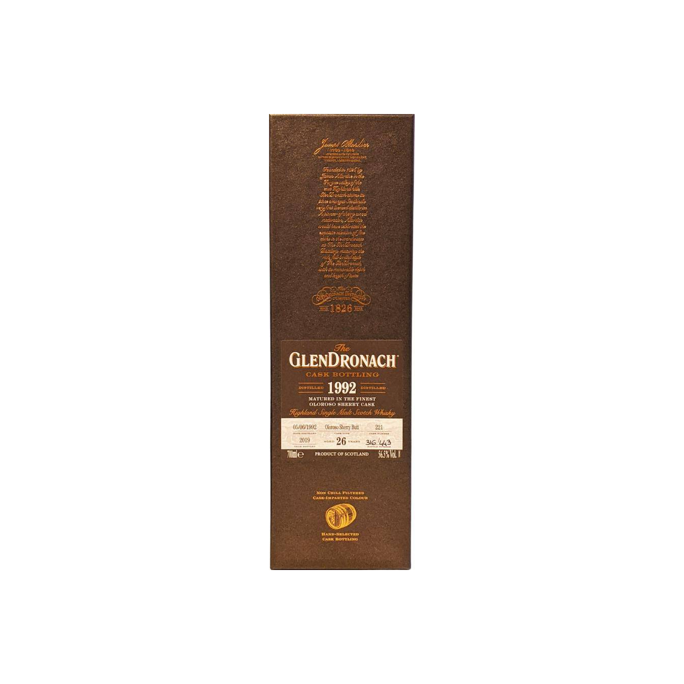 GlenDronach 1992 26 Years Single Malt Whisky 3