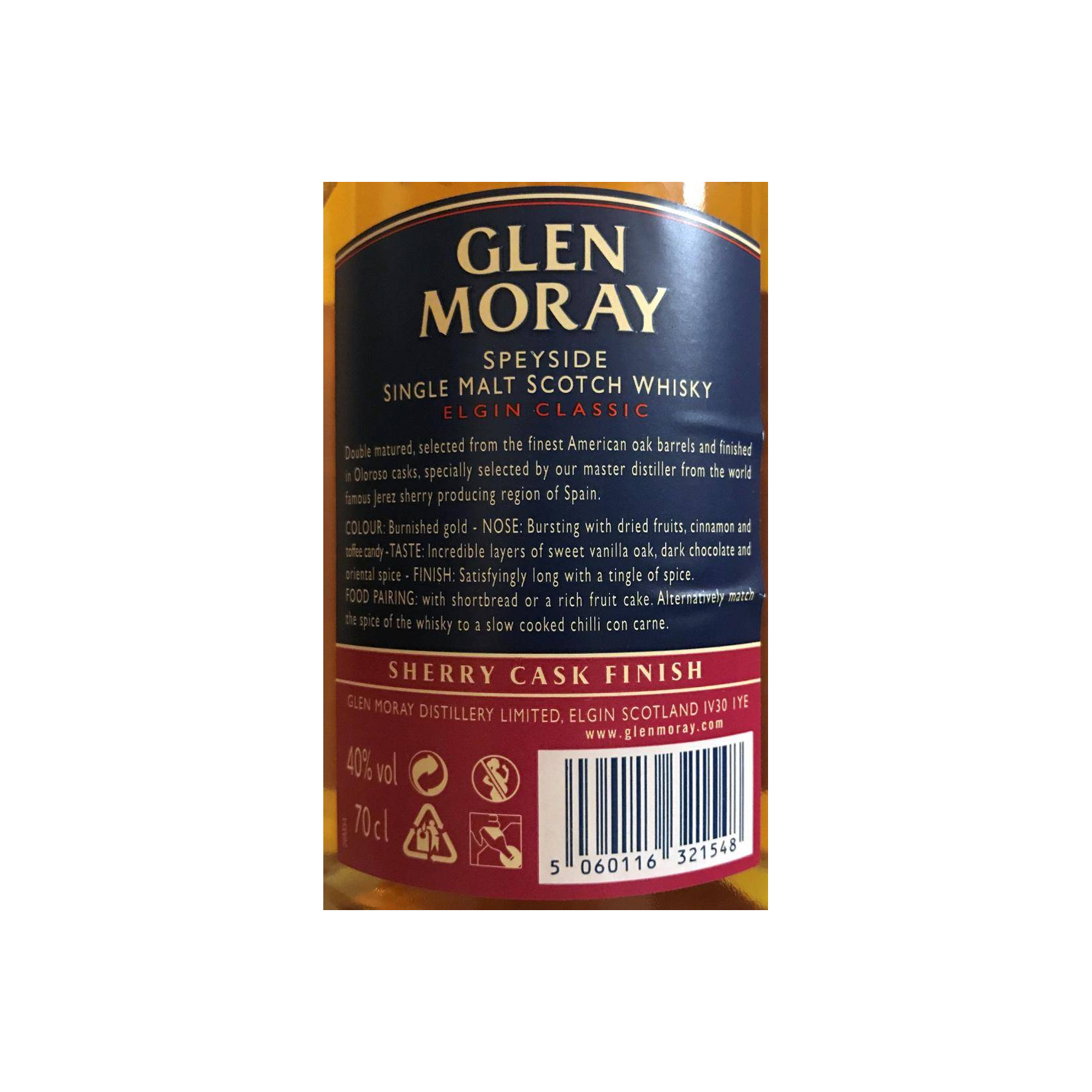 Glen Moray Single Malt Whisky 3
