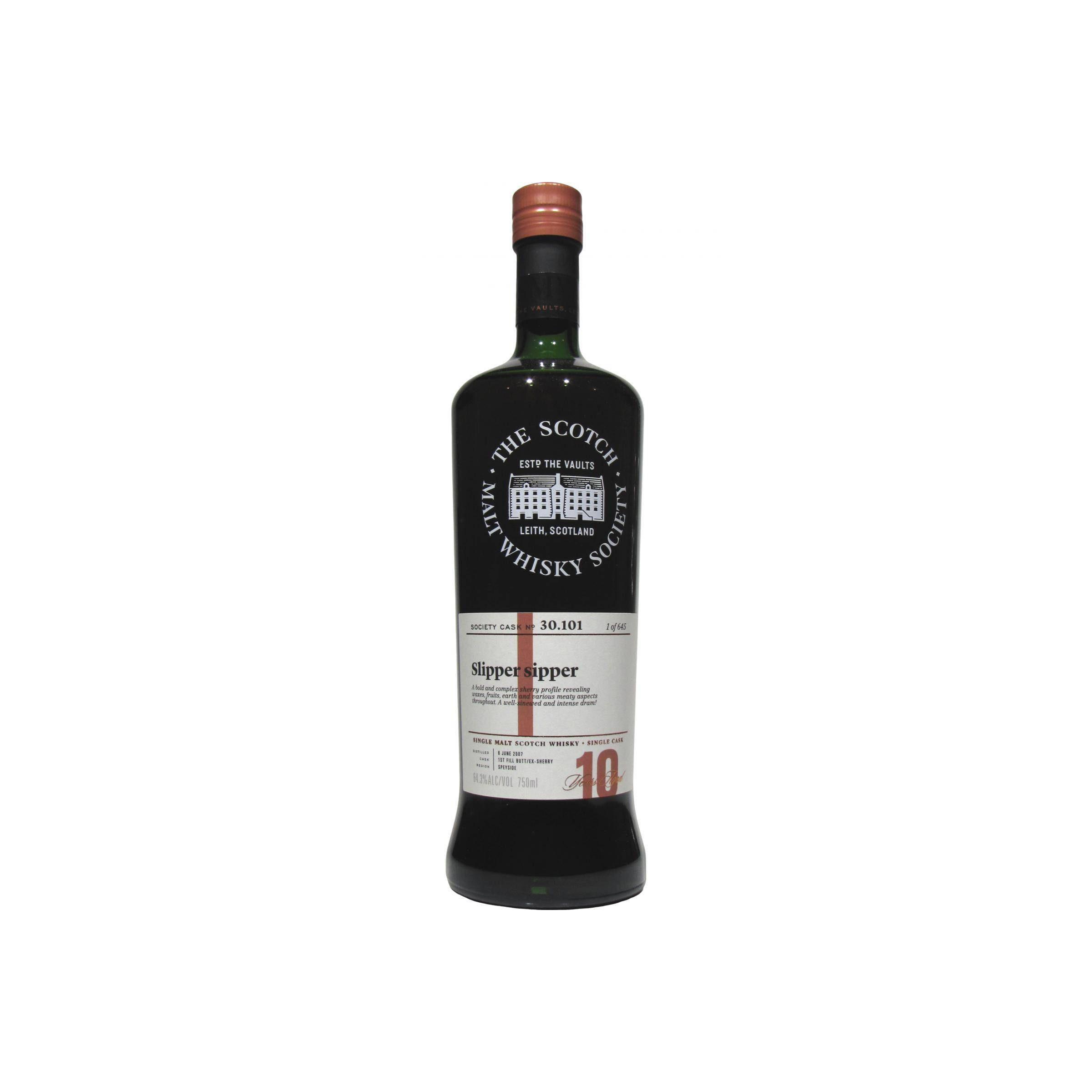 The Scotch Malt Whisky Society 2007 10 Years Single Malt Whisky
