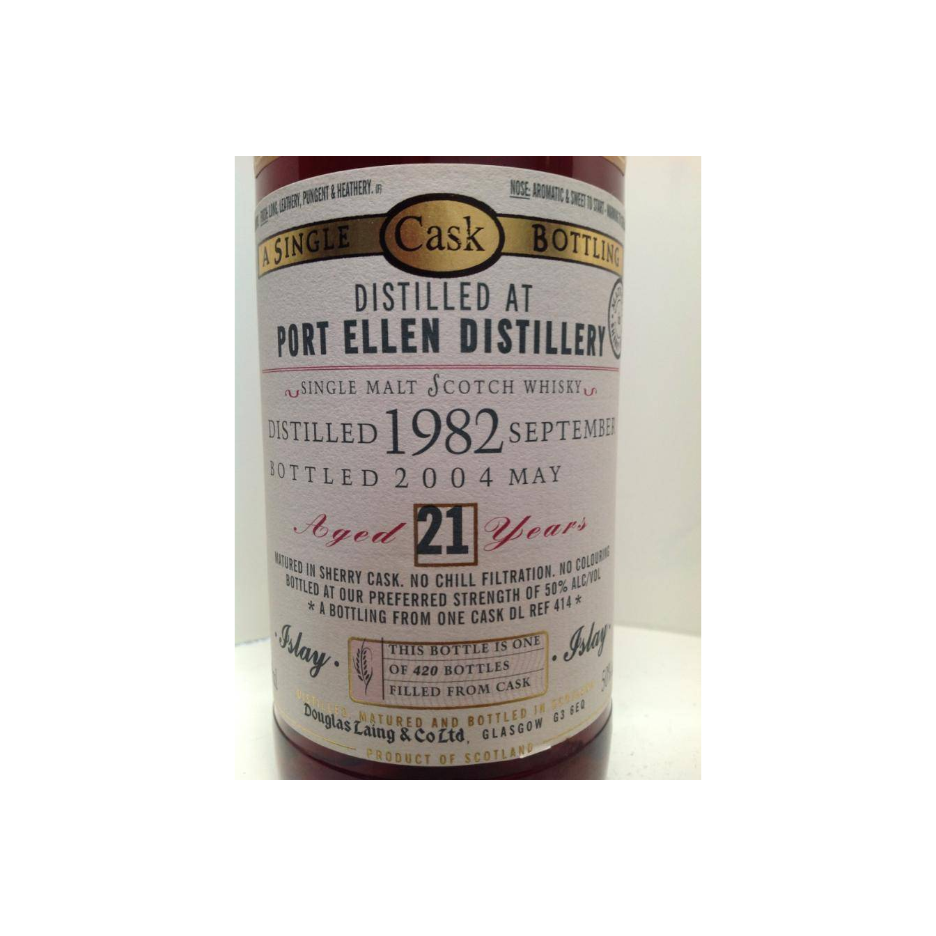 Port Ellen Old Malt Cask 1982 21 Years Single Malt Whisky 3