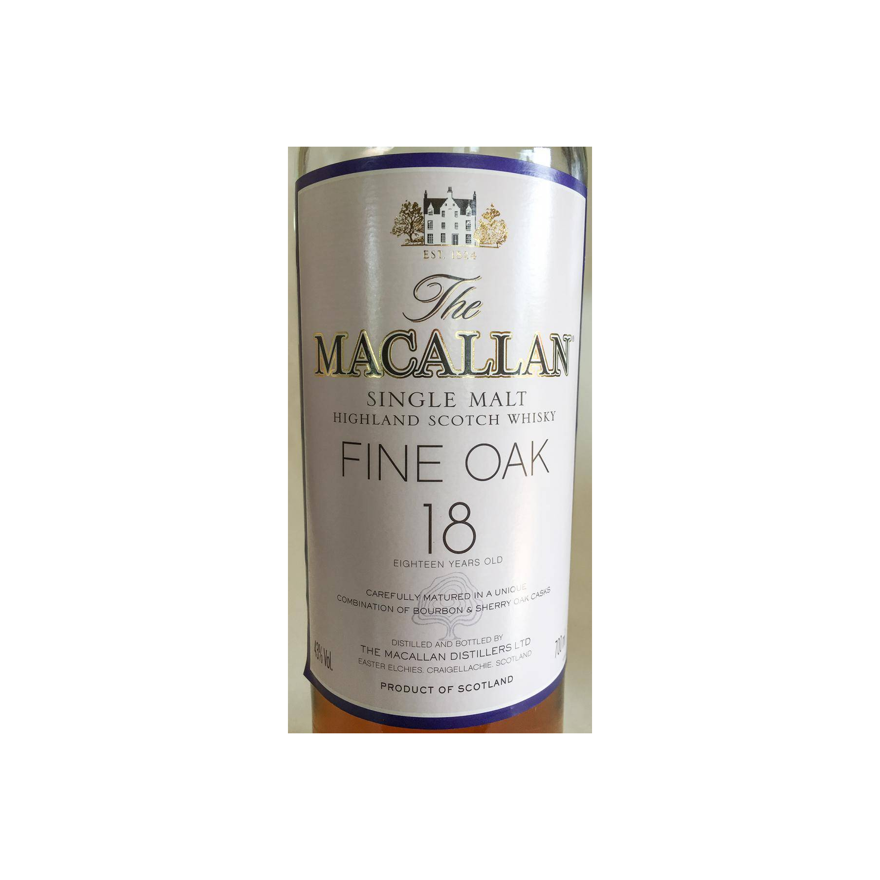The Macallan 18 Years Single Malt Whisky