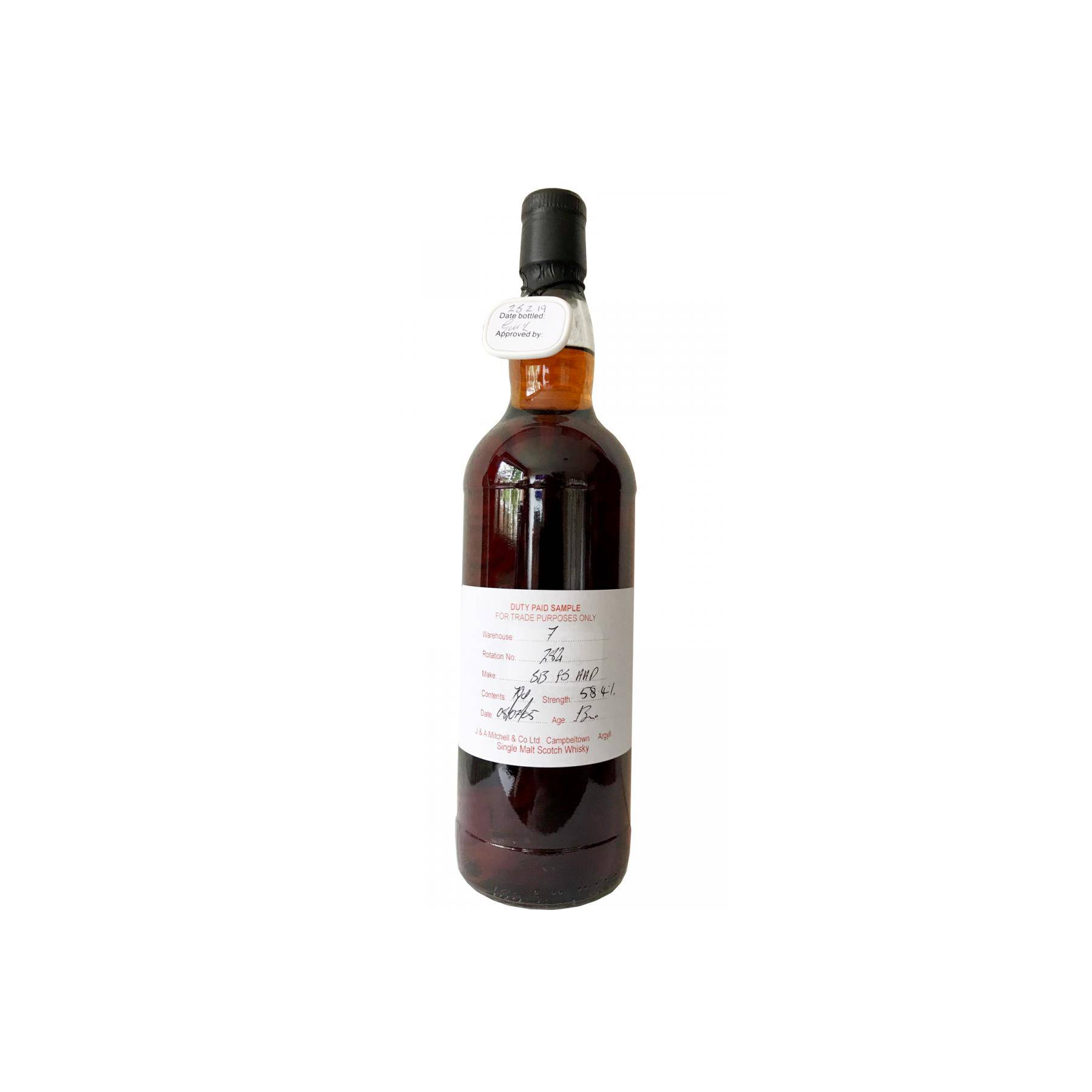 Springbank Duty Paid Sample - For Trade Purposes Only 2005 13 Years Single Malt Whisky