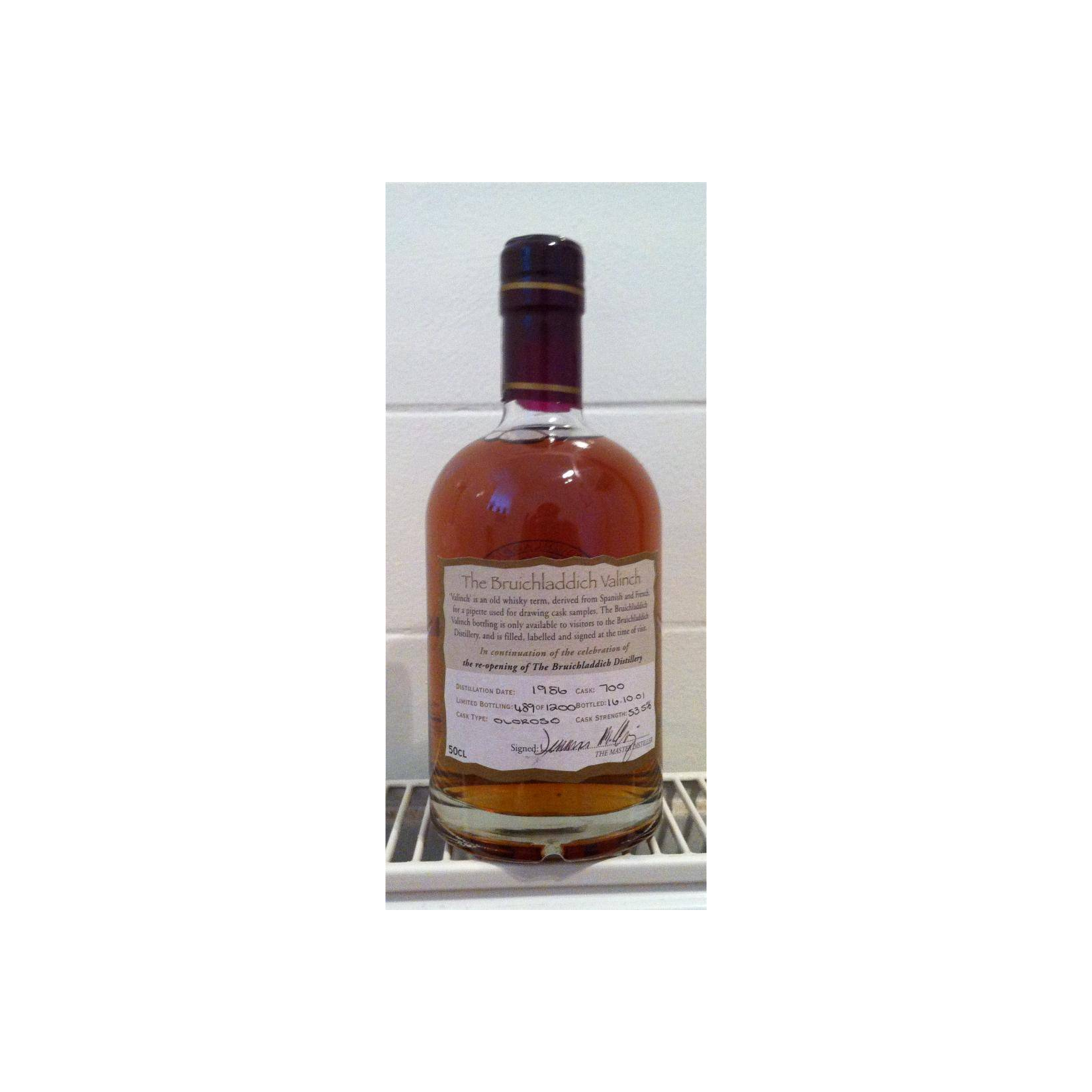 Bruichladdich 1986 Single Malt Whisky 2