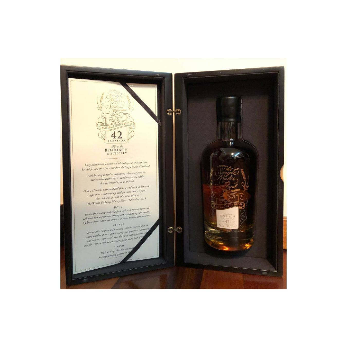 BenRiach The Single Malts of Scotland 42 Years Single Malt Whisky 3