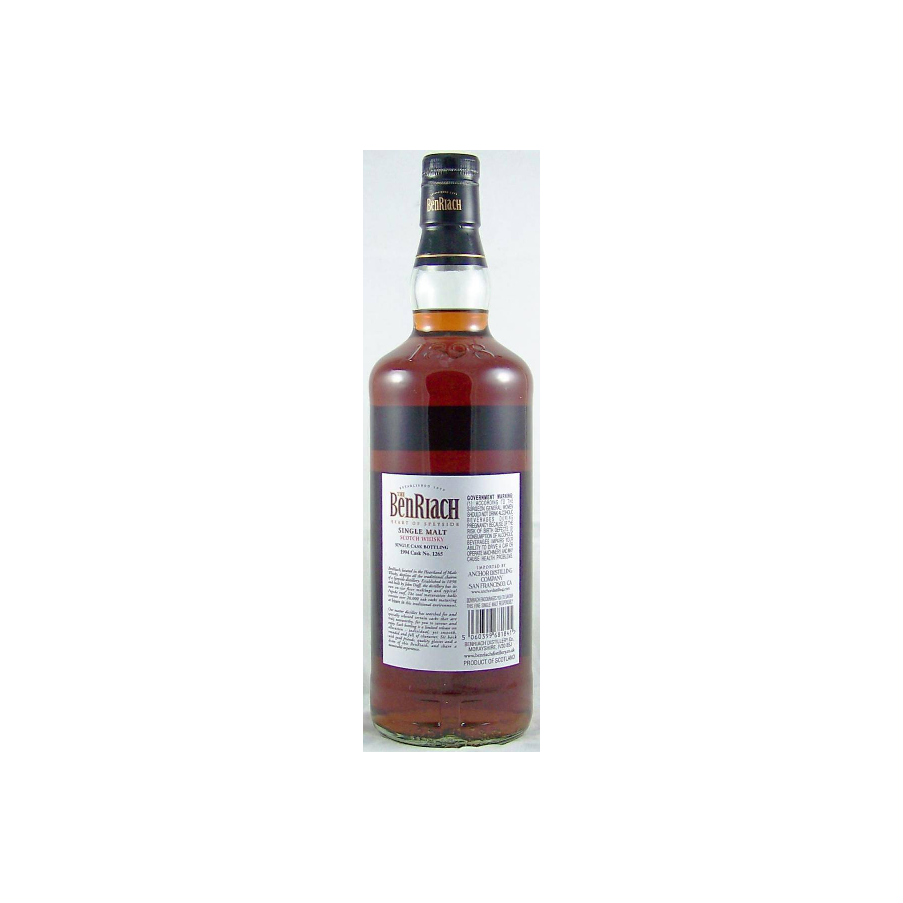 BenRiach Individual Cask Bottling 1994 21 Years Single Malt Whisky 2
