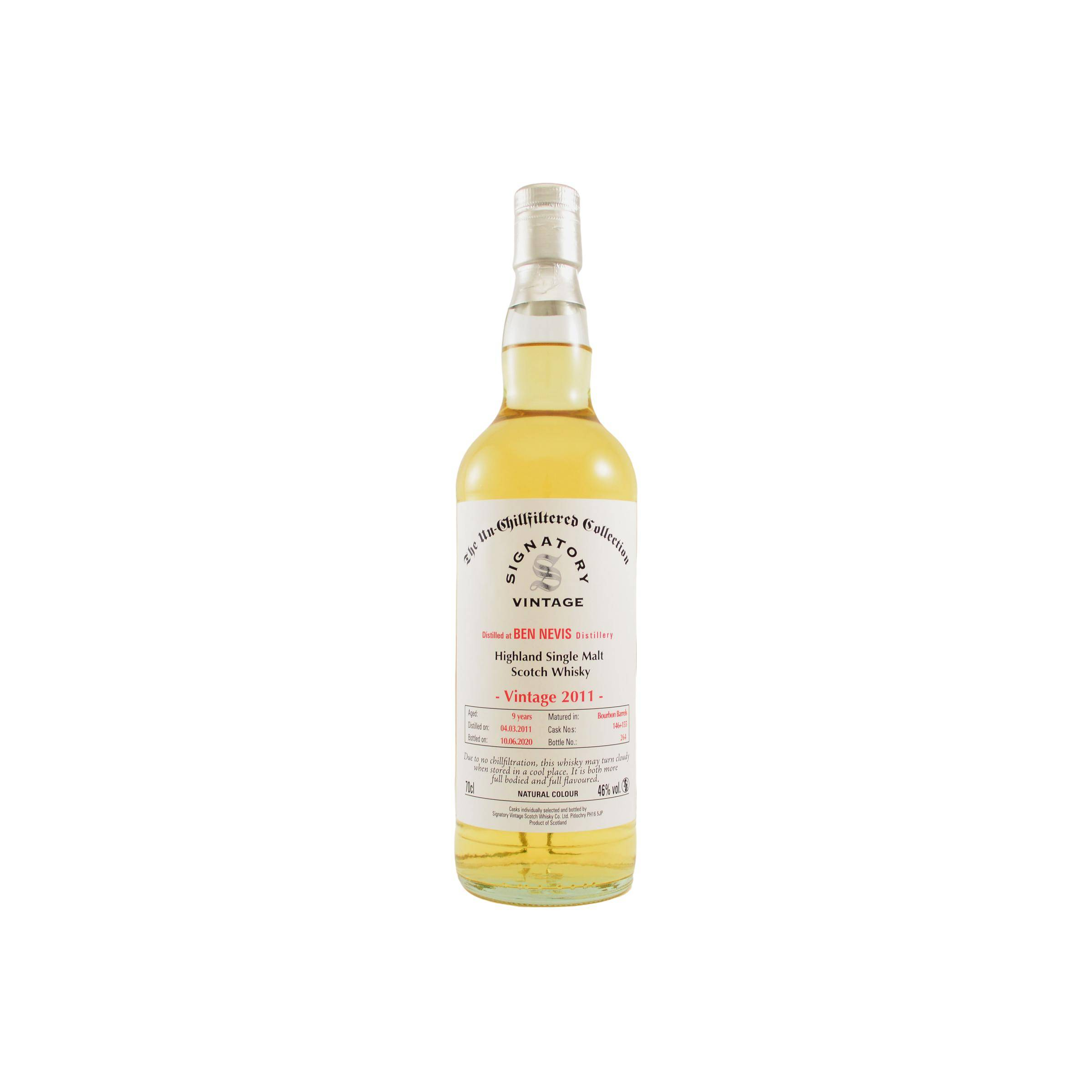 Ben Nevis The Un-Chillfiltered Collection 2011 9 Years Single Malt Whisky