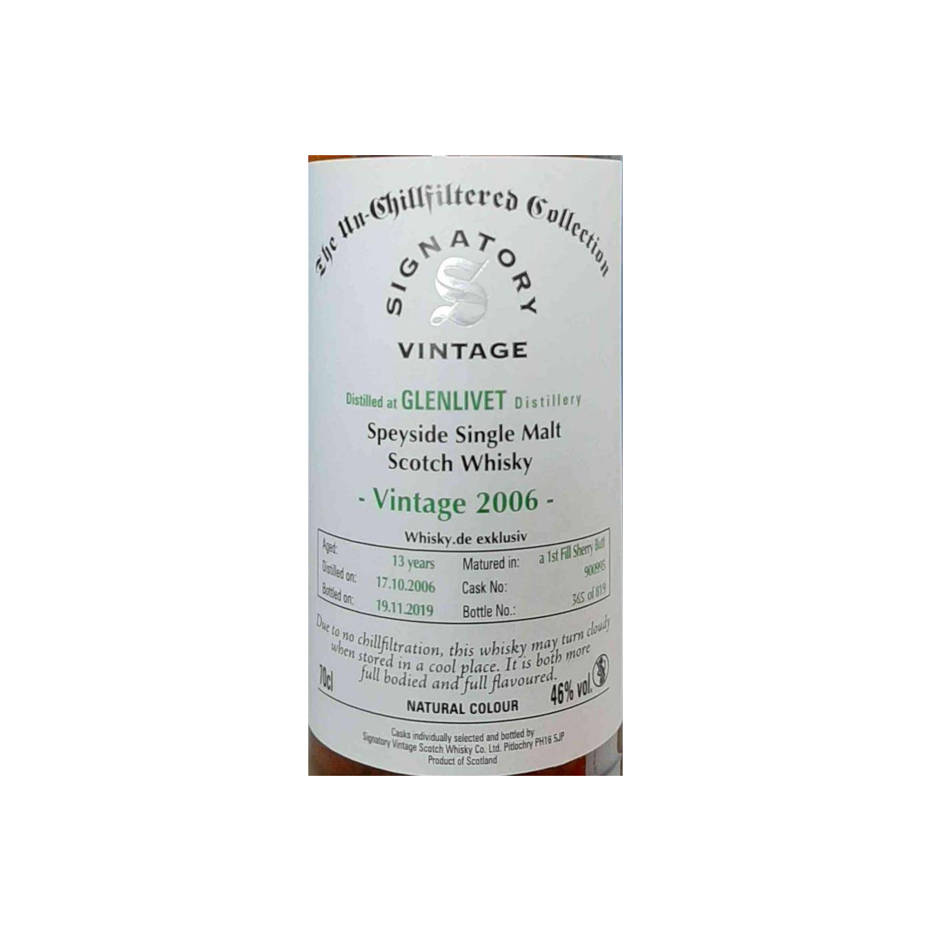 The Glenlivet The Un-Chillfiltered Collection 2006 13 Years Single Malt Whisky 3