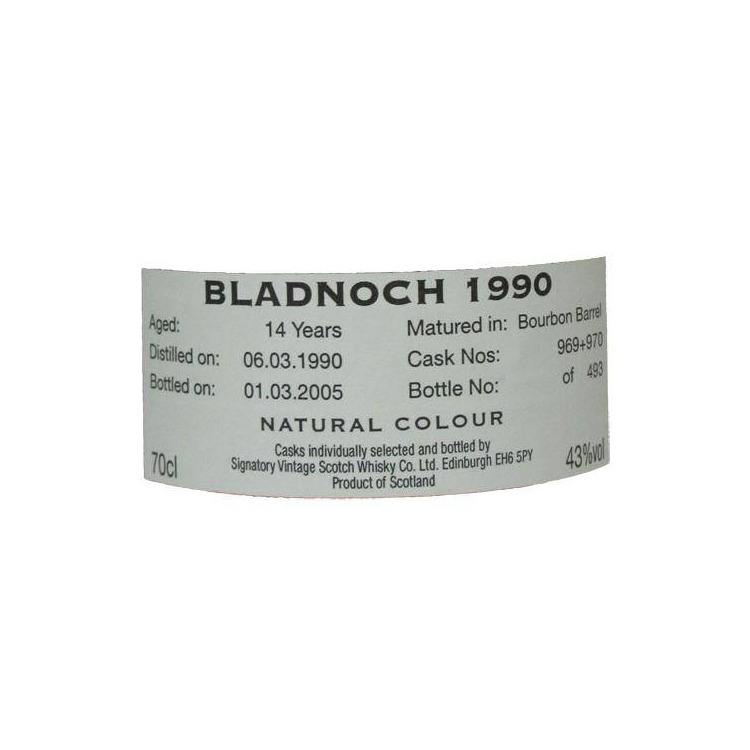 Bladnoch Vintage Collection 1990 14 Years Single Malt Whisky 2