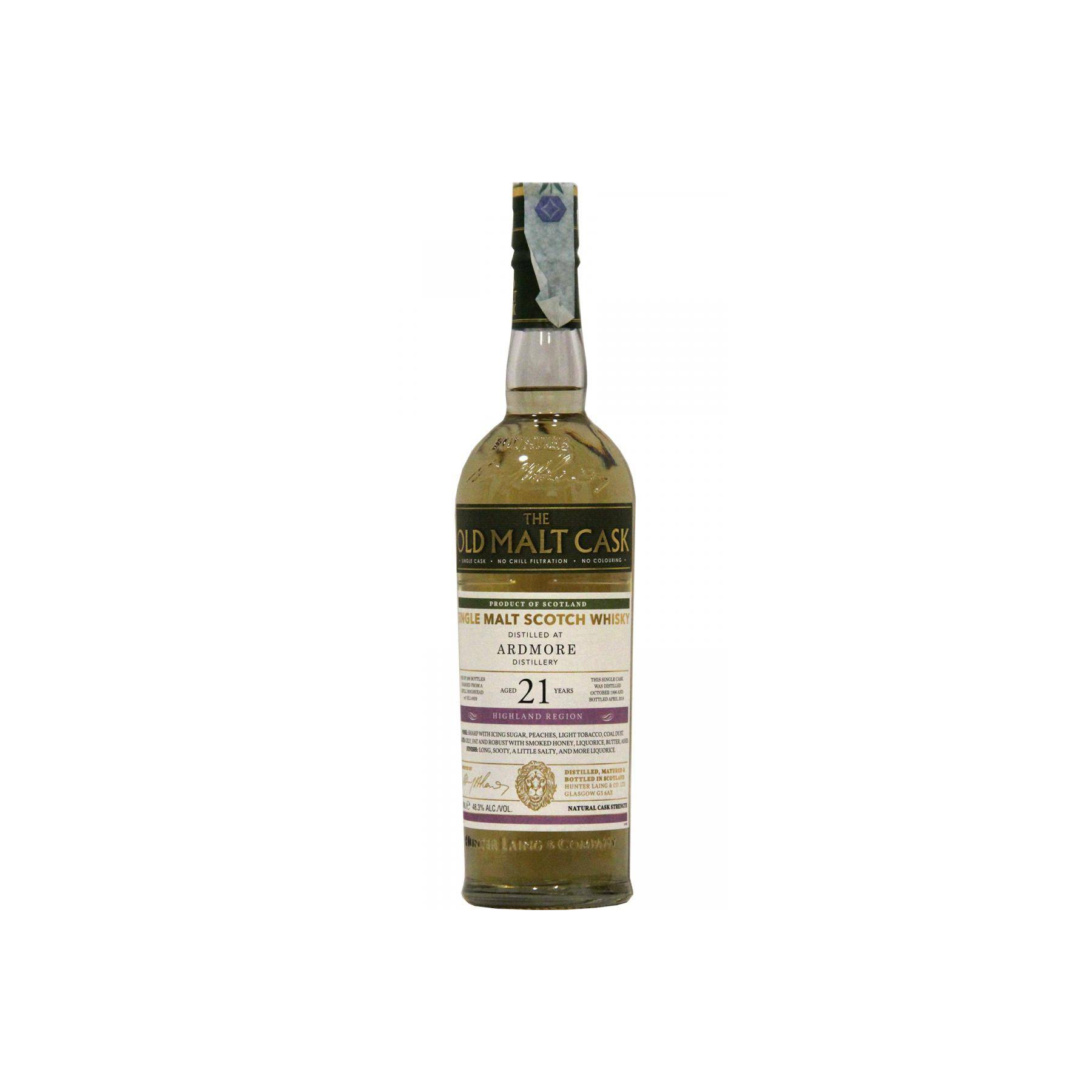 Ardmore Old Malt Cask 1996 21 Years Single Malt Whisky