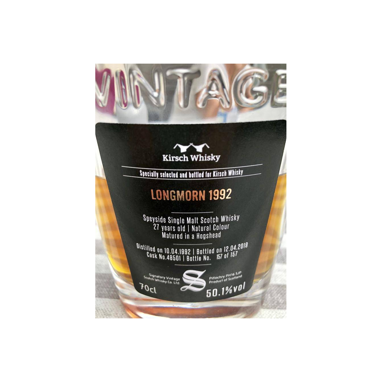 Longmorn Cask Strength Collection 1992 27 Years Single Malt Whisky 2