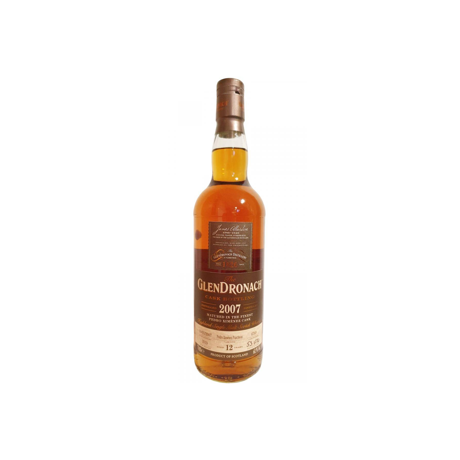 GlenDronach 2007 12 Years Single Malt Whisky