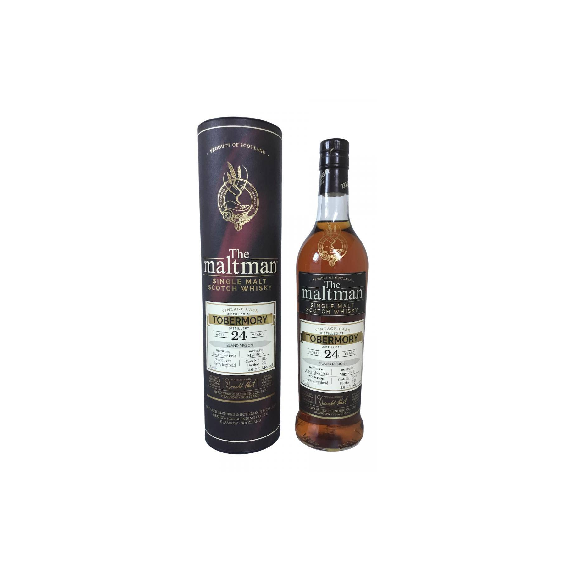 Tobermory 1994 24 Years Single Malt Whisky 2