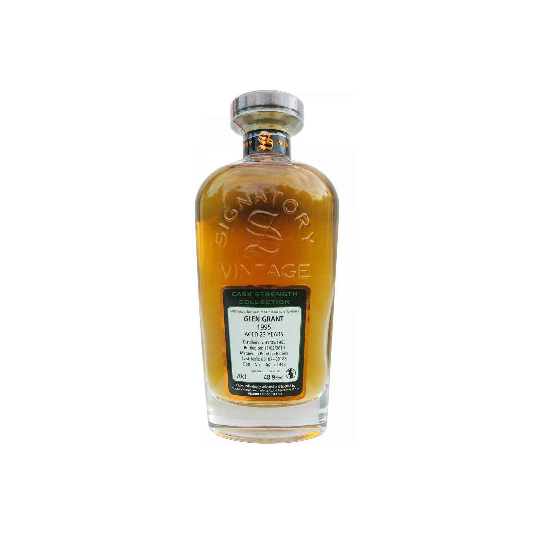 Glen Grant Cask Strength Collection 1995 23 Years Single Malt Whisky