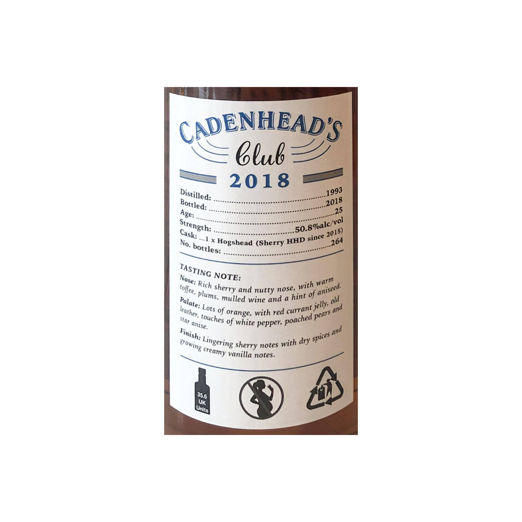 Glen Grant 1993 25 Years Single Malt Whisky 2