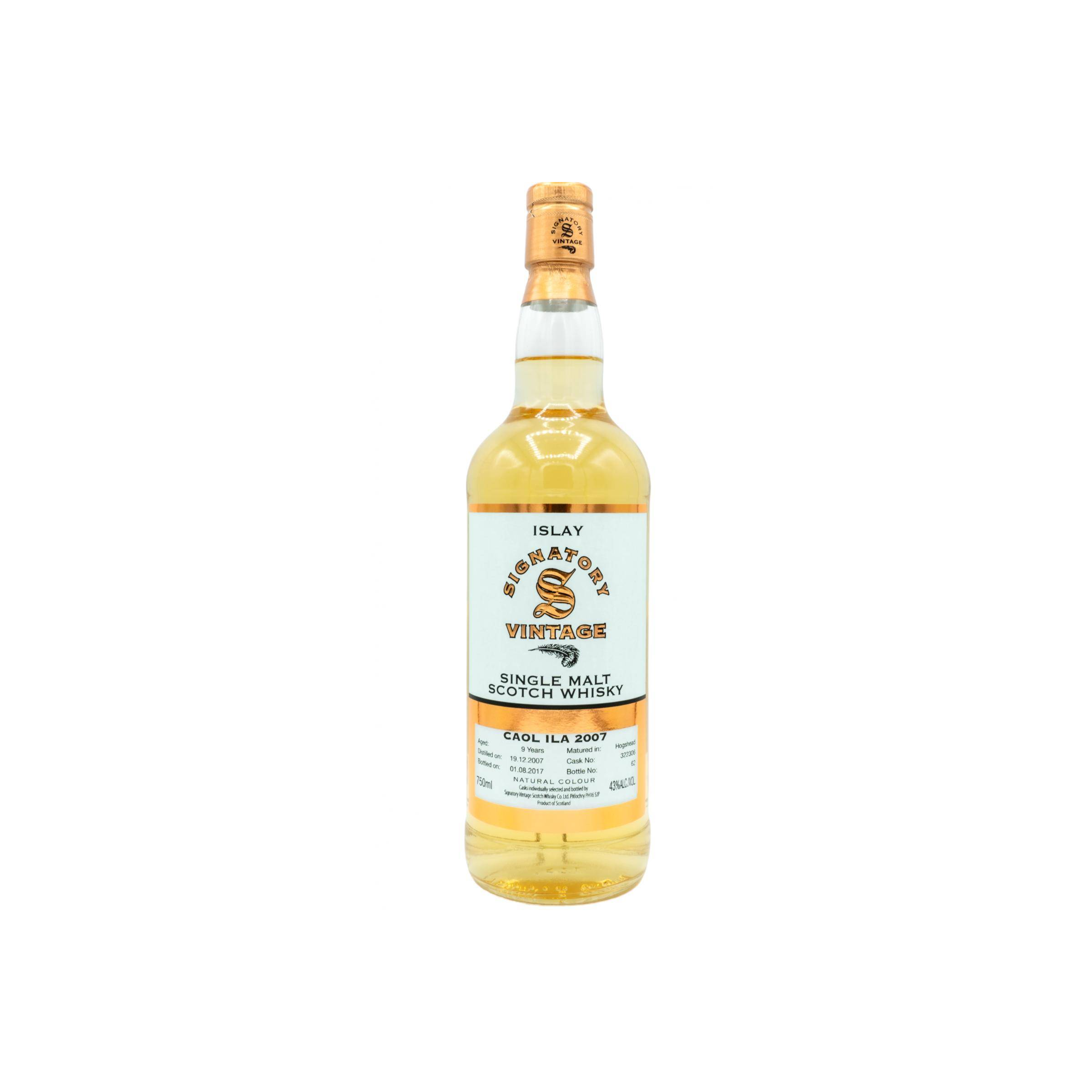 Caol Ila Vintage Collection 2007 9 Years Single Malt Whisky