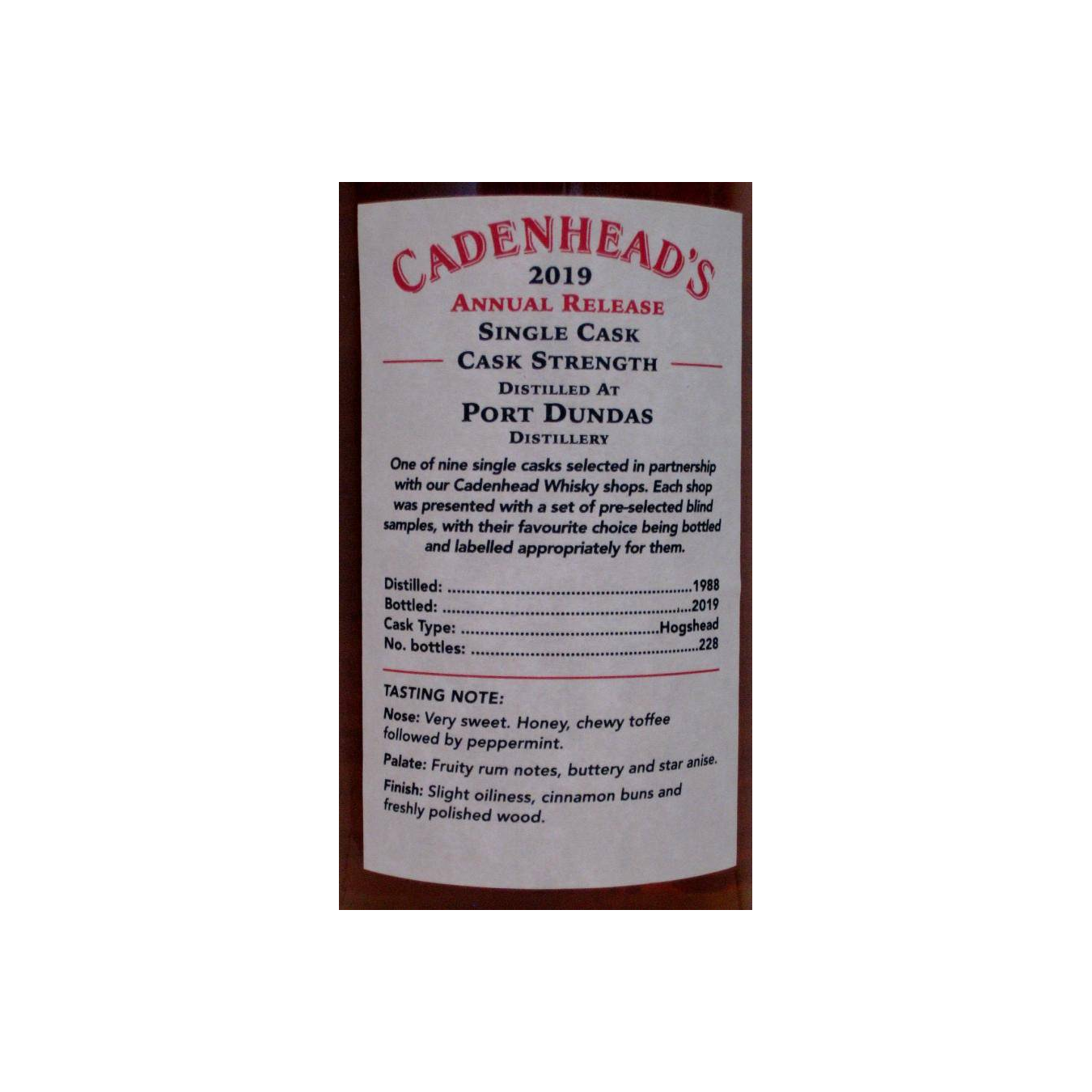 Port Dundas 1988 31 Years Single Grain Whisky 2