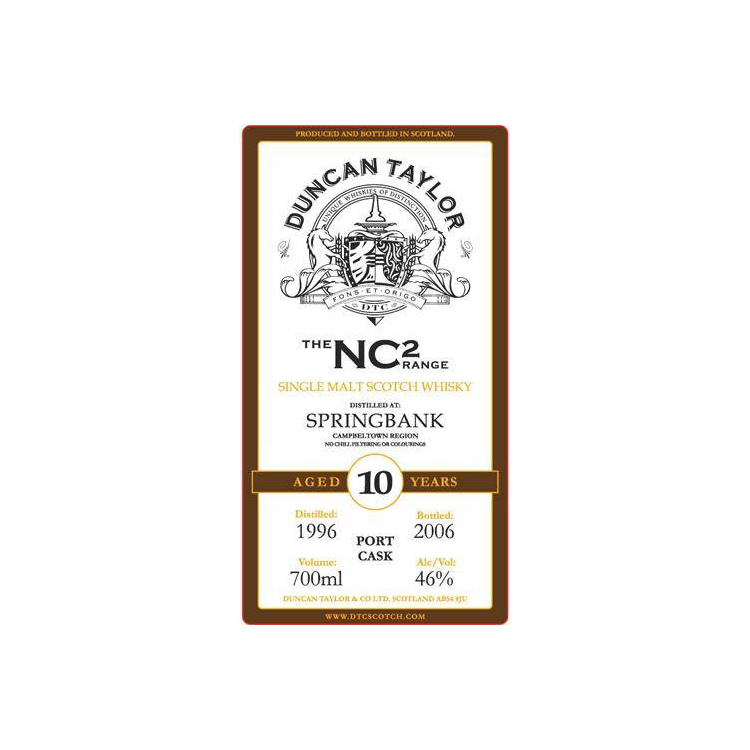 Springbank 1996 10 Years Single Malt Whisky 2