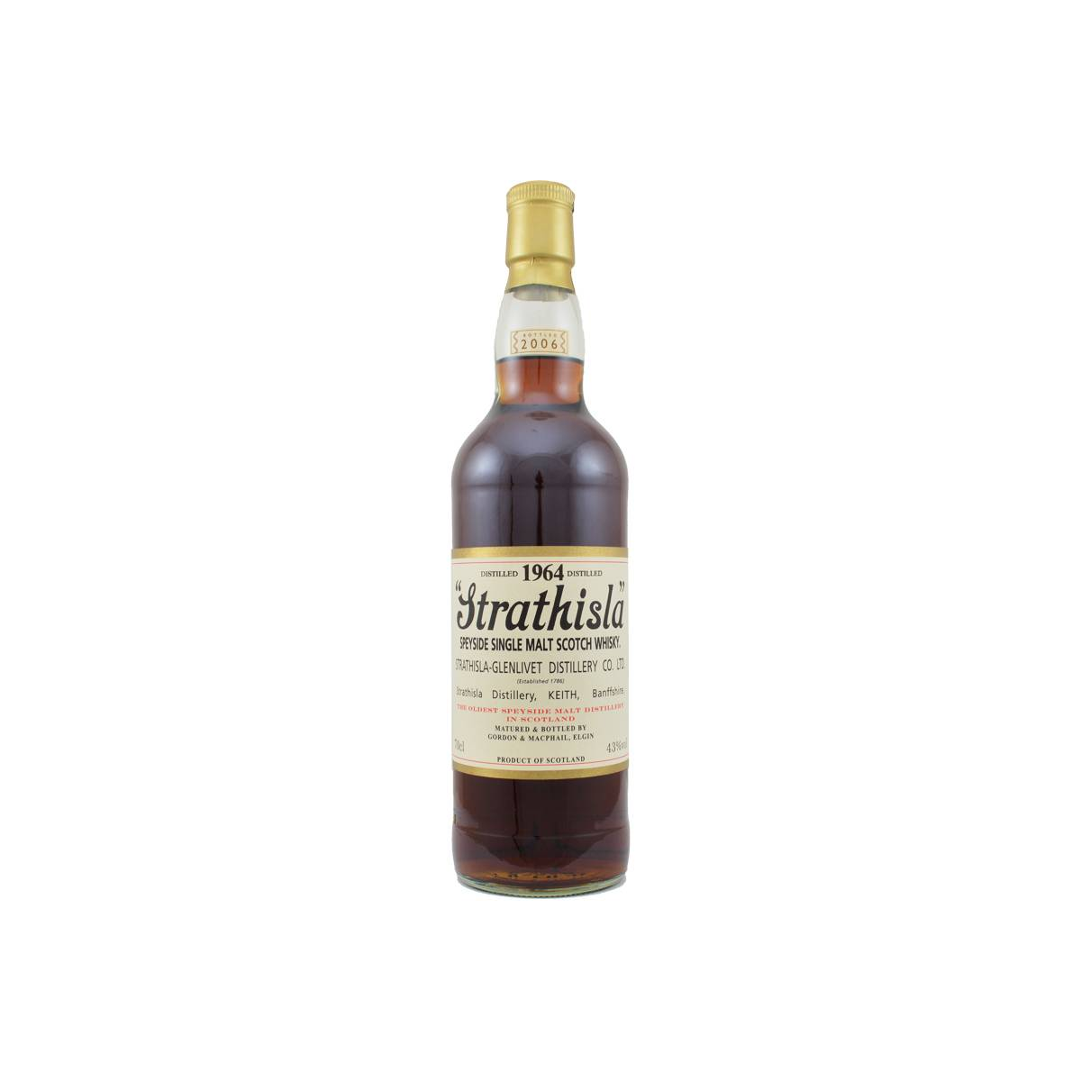 Strathisla Licensed Bottling 1964 42 Years Single Malt Whisky