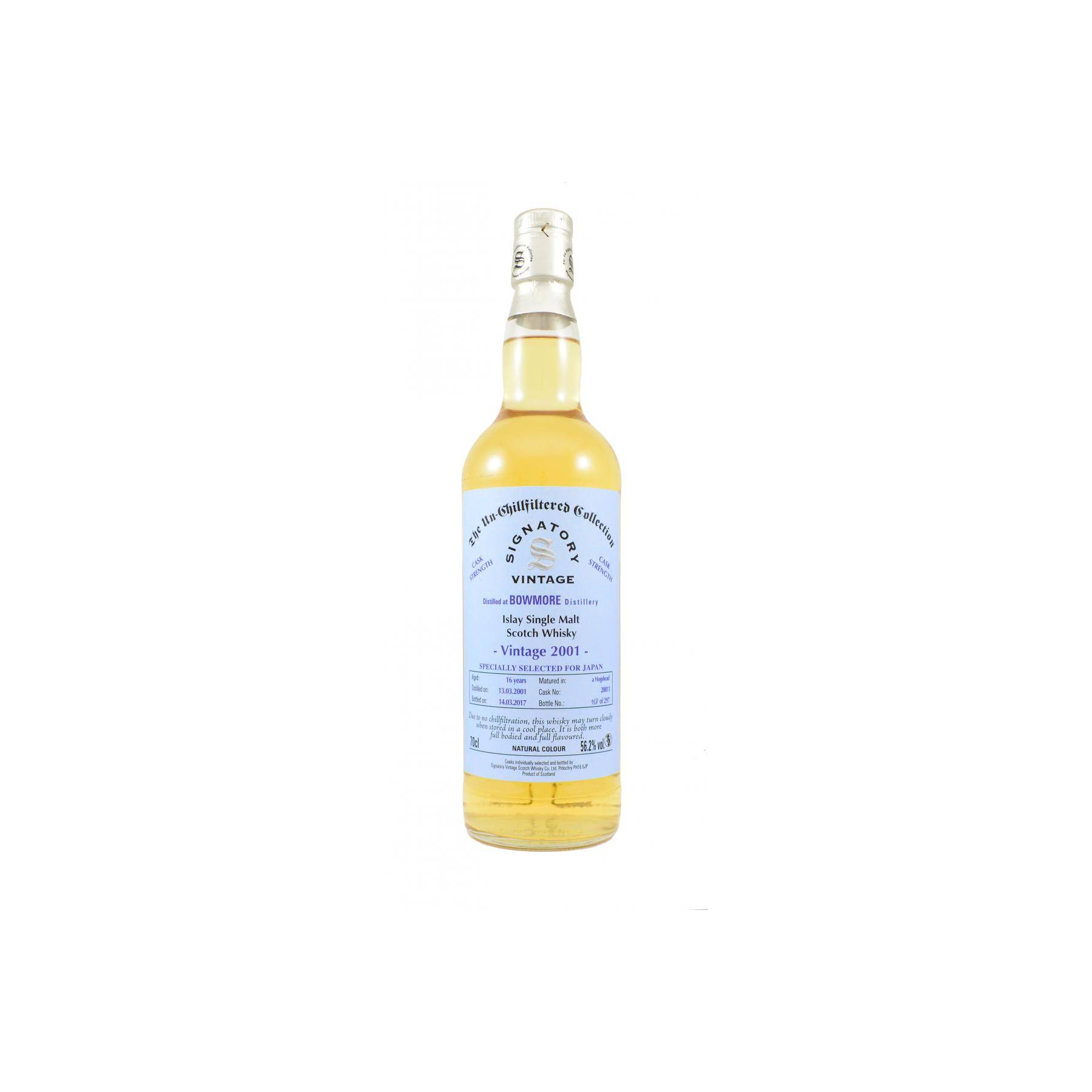 Bowmore The Un-Chillfiltered Collection 2001 16 Years Single Malt Whisky