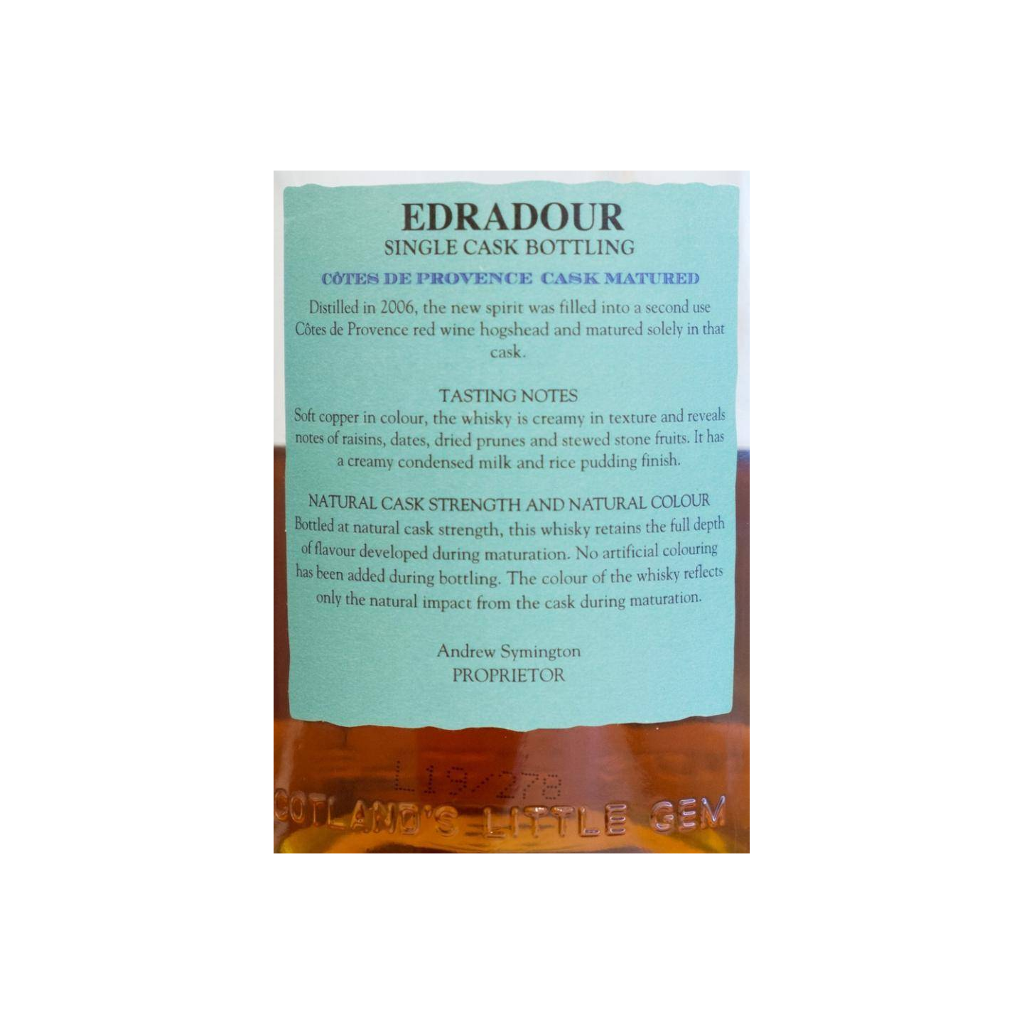 Edradour 2006 12 Years Single Malt Whisky 2