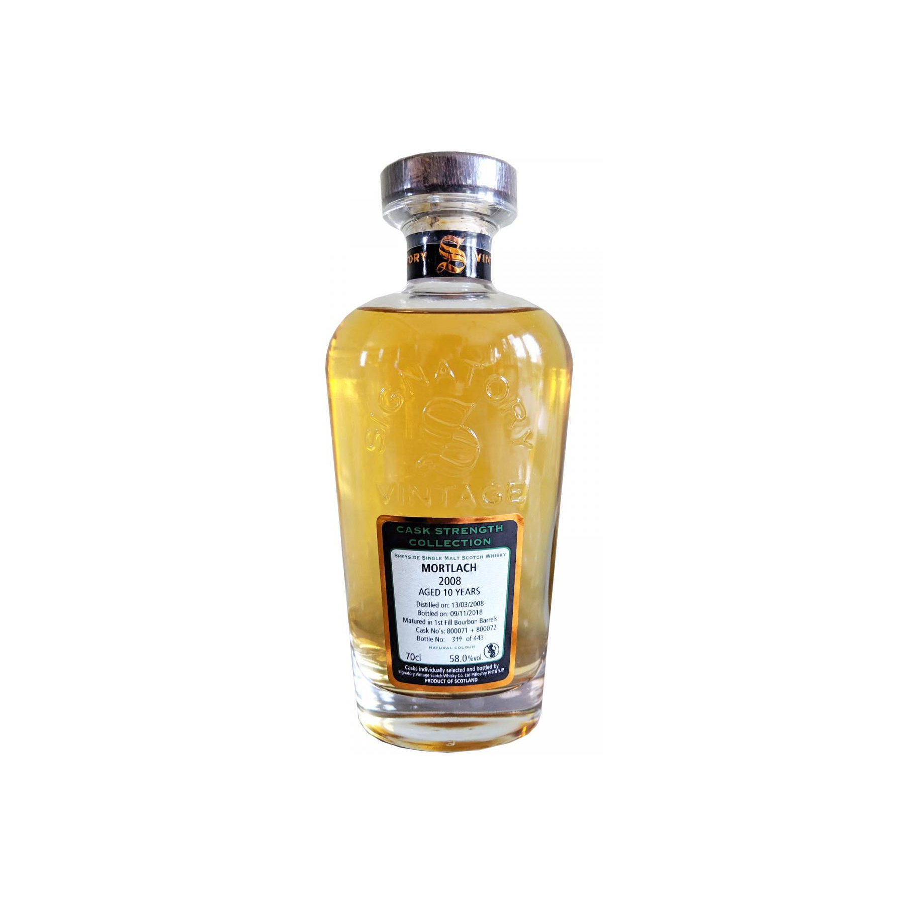 Mortlach Cask Strength Collection 2008 10 Years Single Malt Whisky