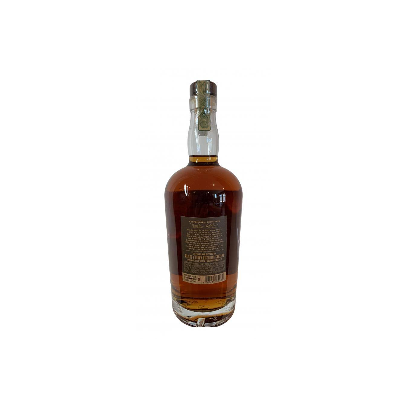 Wright & Brown Straight Rye Whiskey 2