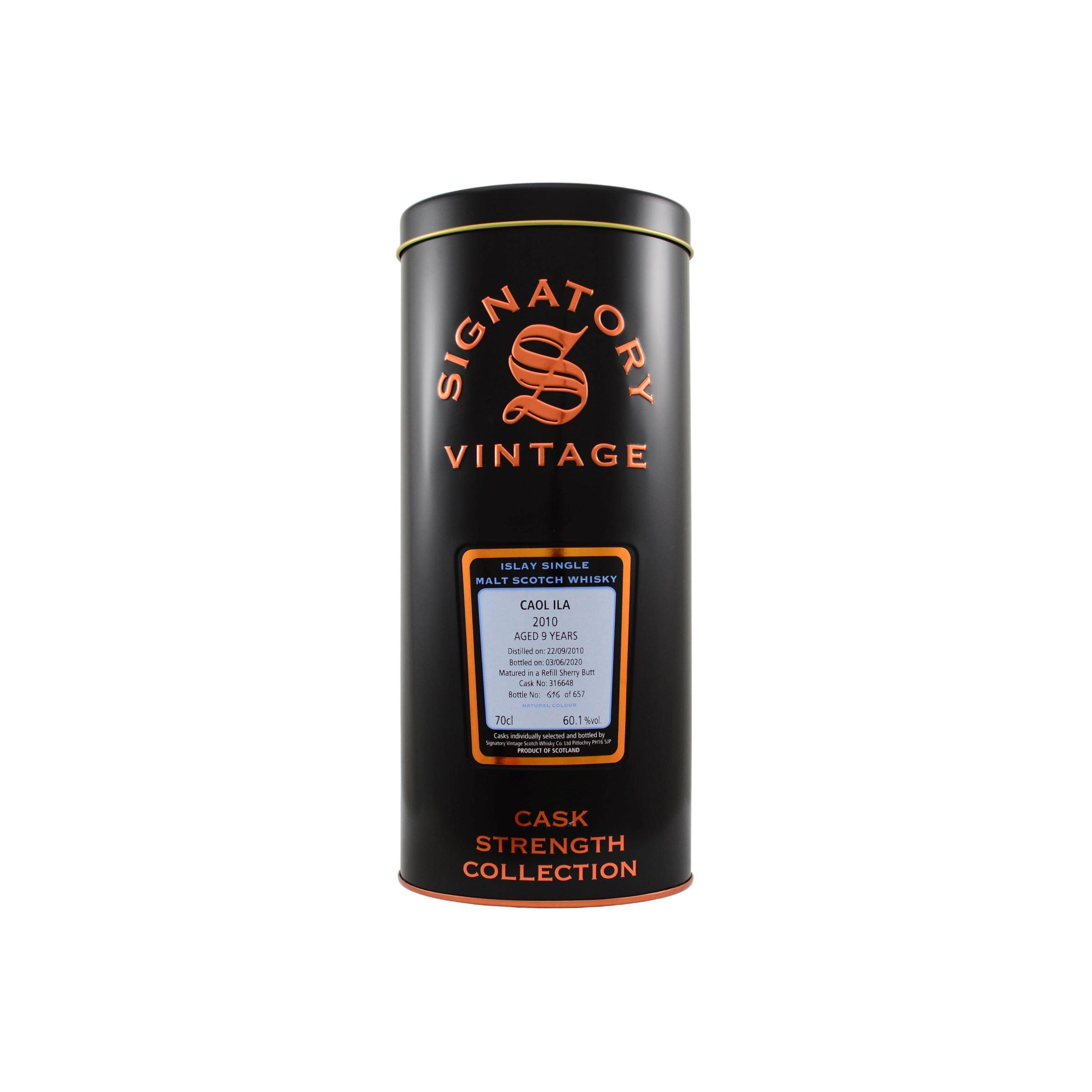 Caol Ila Cask Strength Collection 2010 9 Years Single Malt Whisky 2