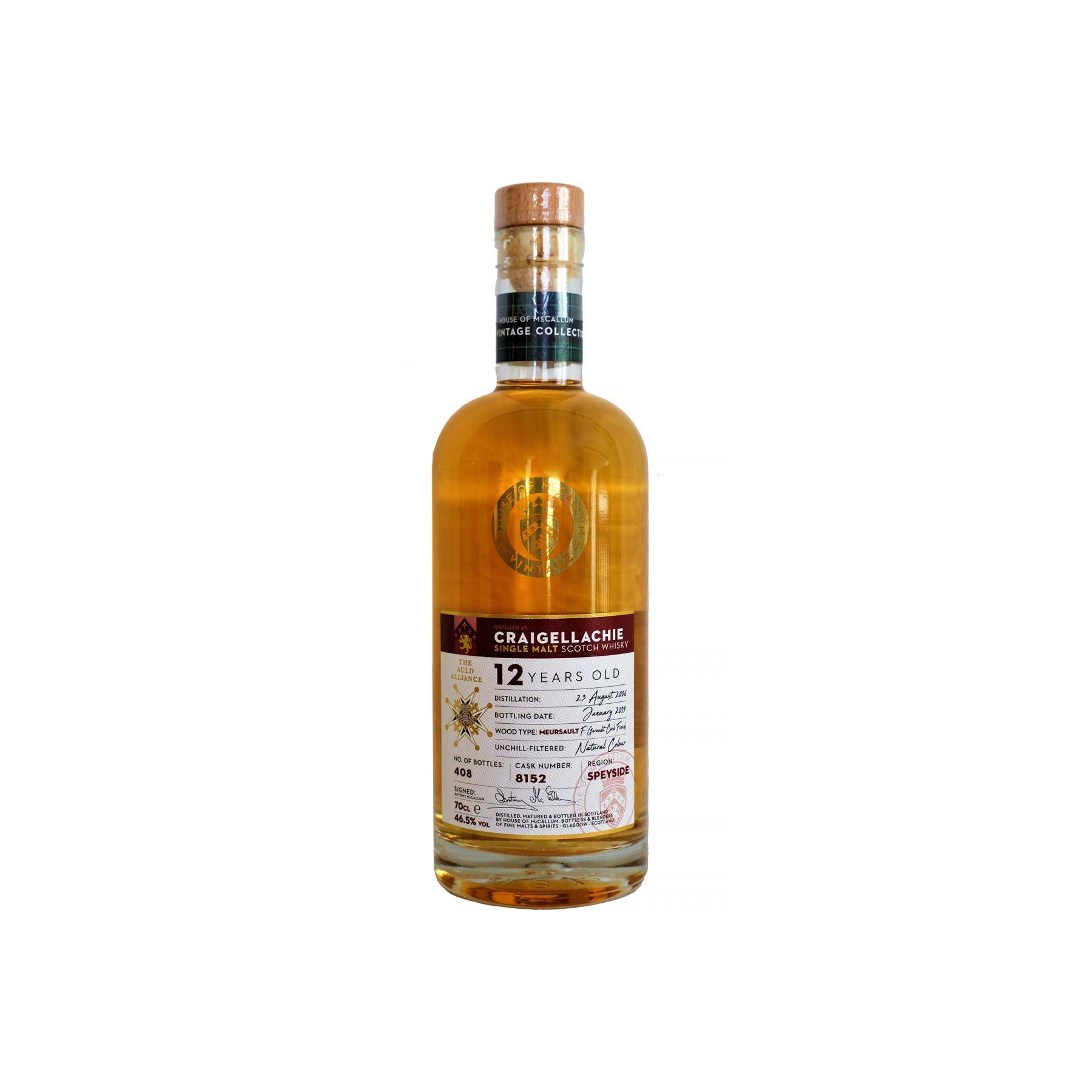 Craigellachie 2006 12 Years Single Malt Whisky