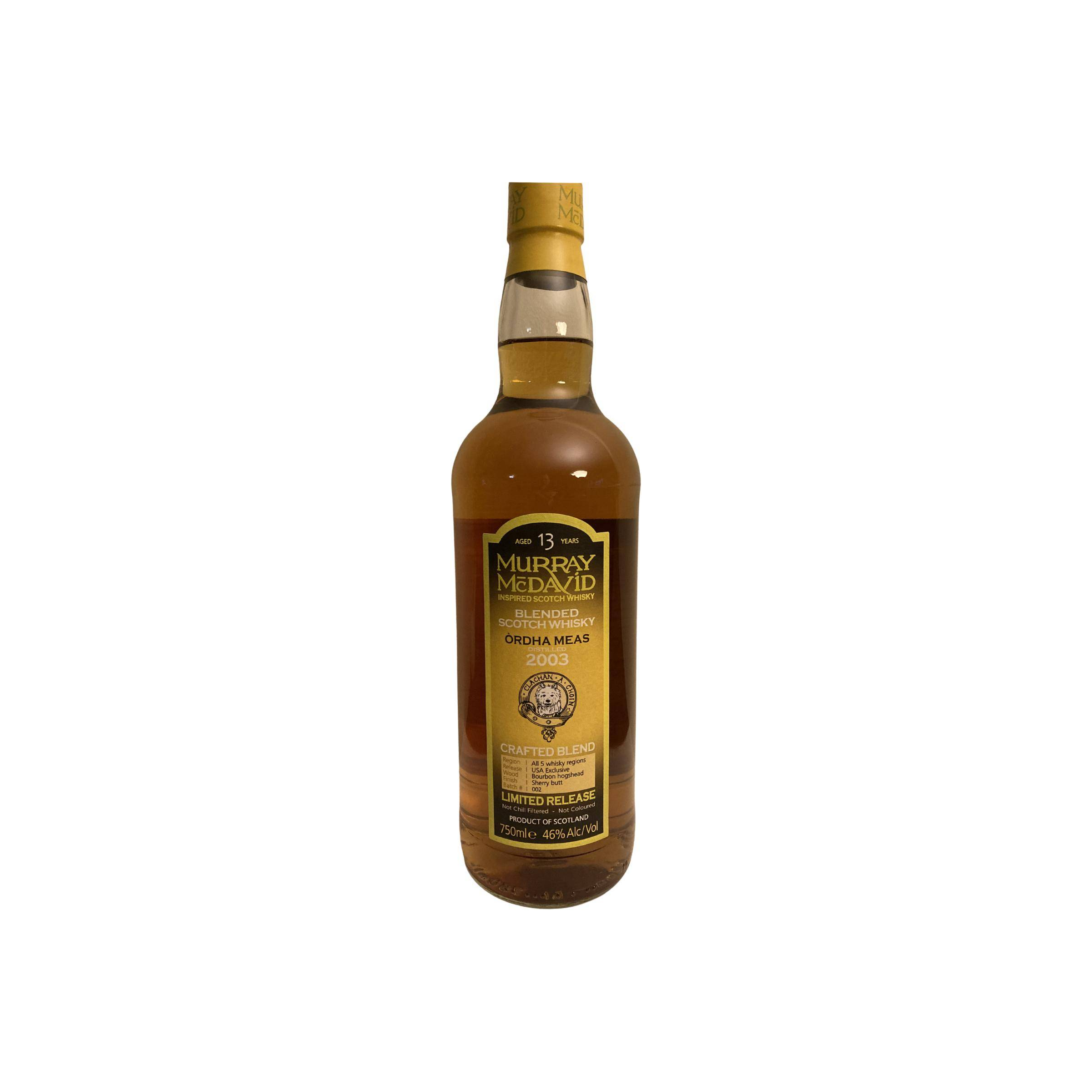 Murray McDavid 2003 13 Years Blended Whisky